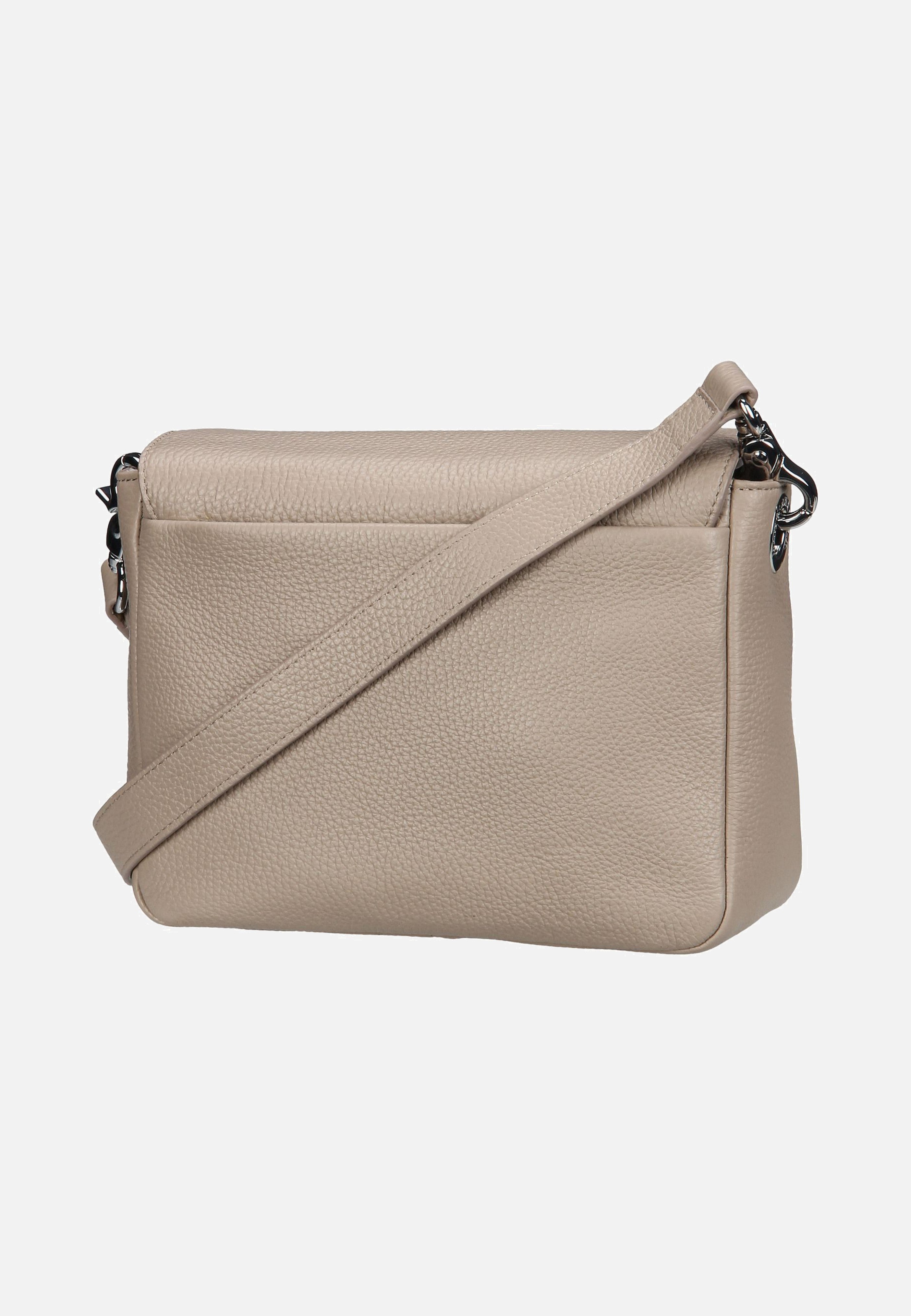 Mandarina Duck - Mellow Leather Hunting Bag FZT69 Warm Taupe - Shoulder Bag | Neutral-Image