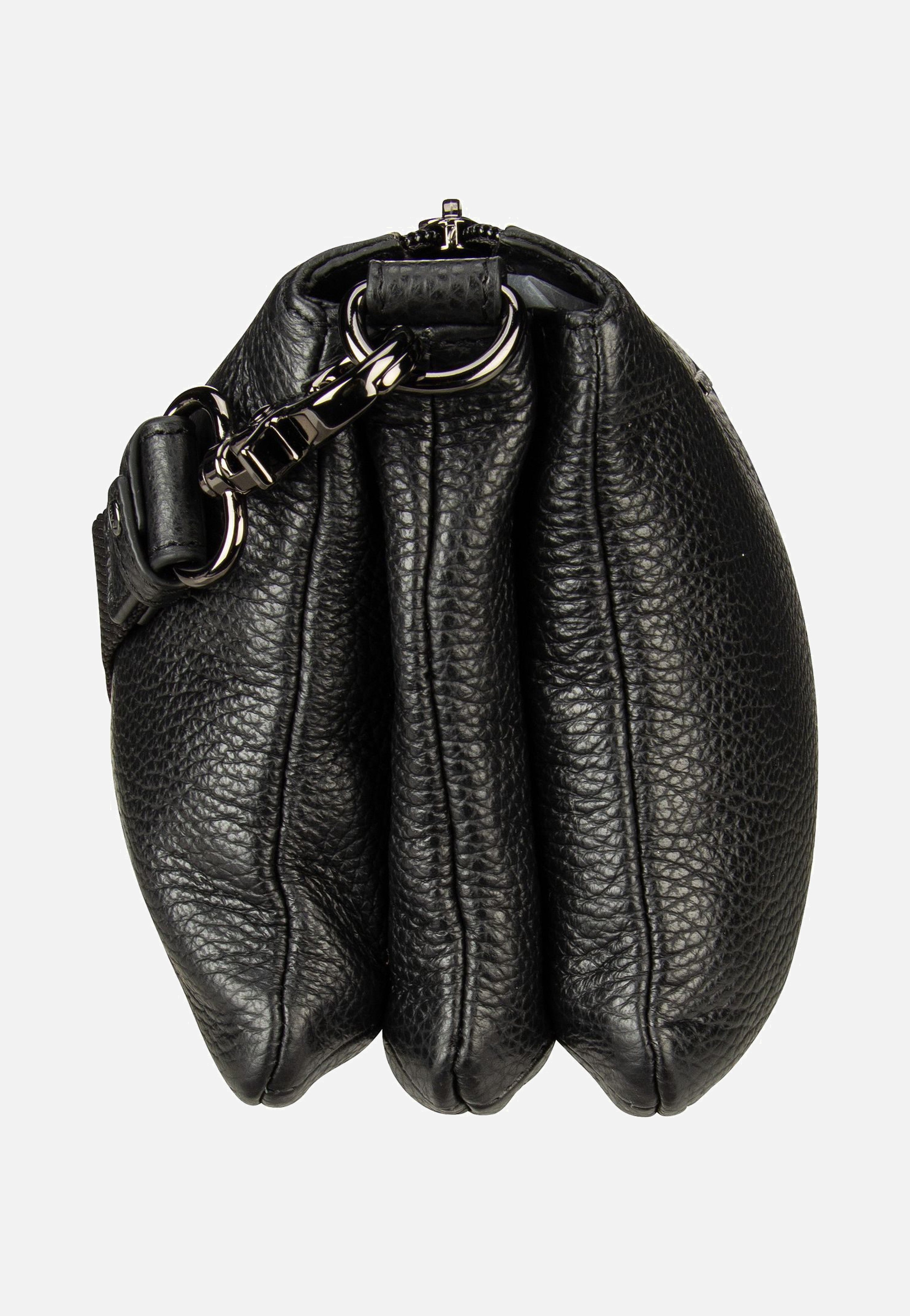 Mandarina Duck - Mellow Leather Pochette FZT82 Nero - Crossbody Bag | Women-Image