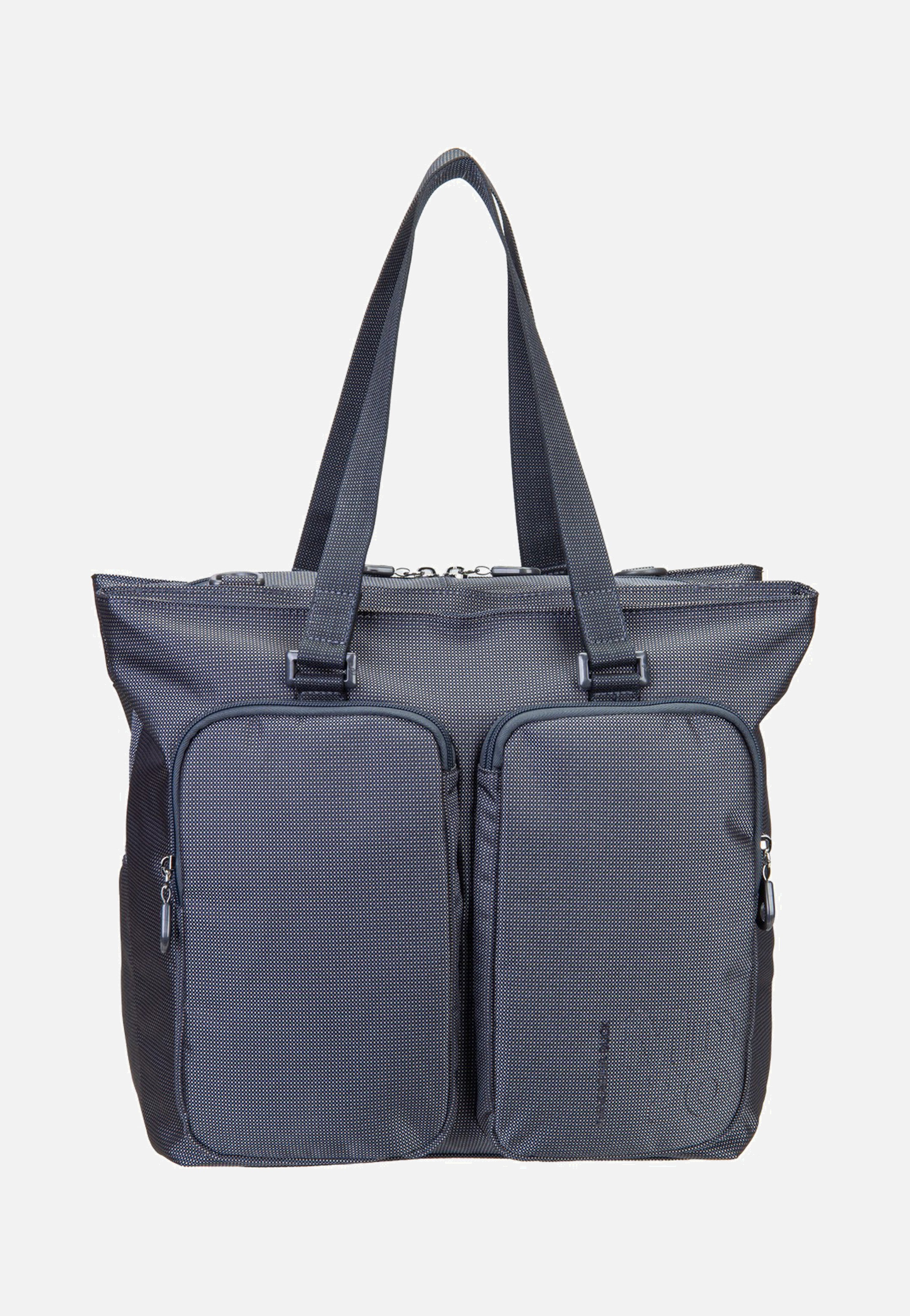 Mandarina Duck MD20 Double Zip QMT73 Steel Shopper