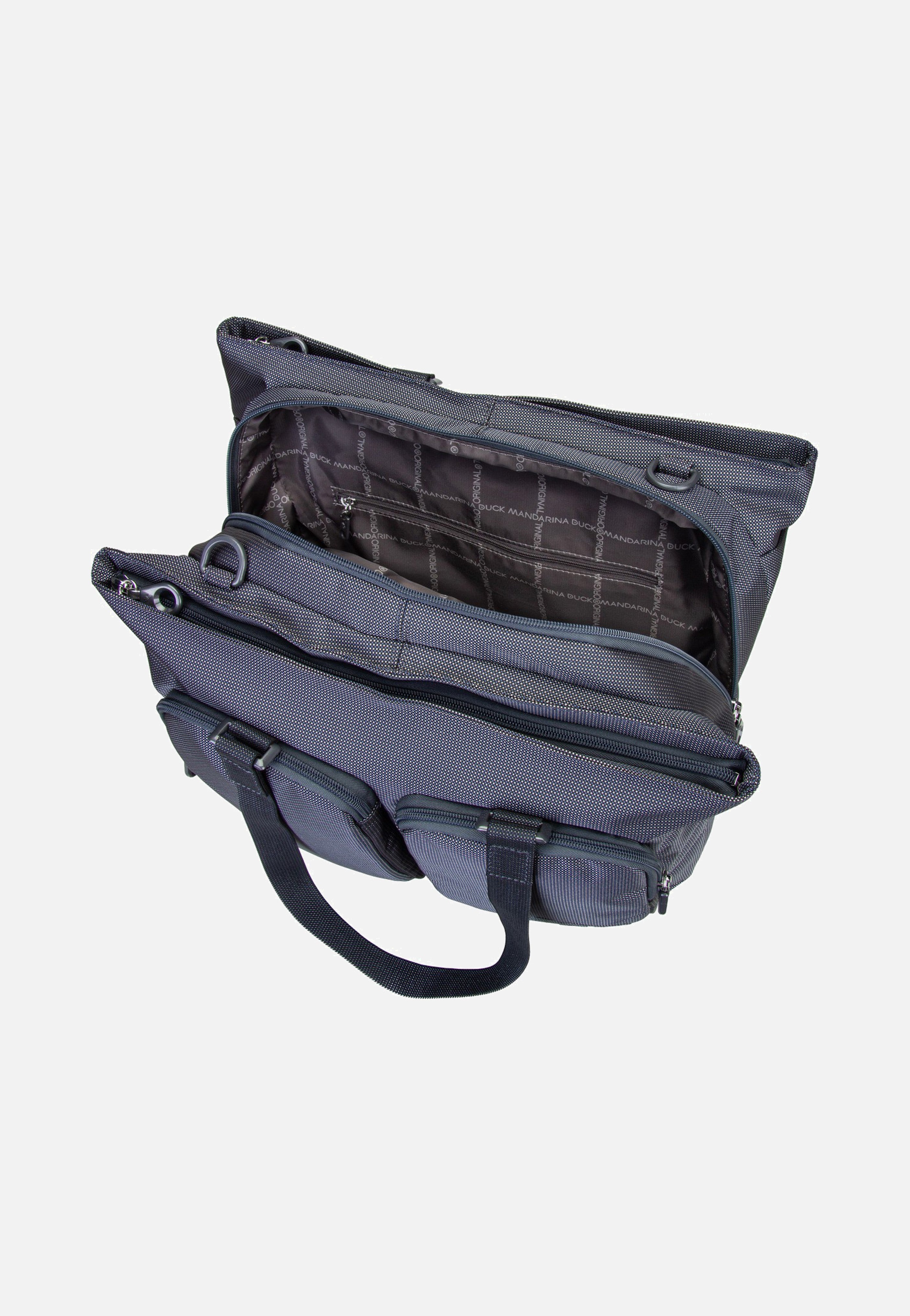 Mandarina Duck MD20 Double Zip QMT73 Steel Shopper