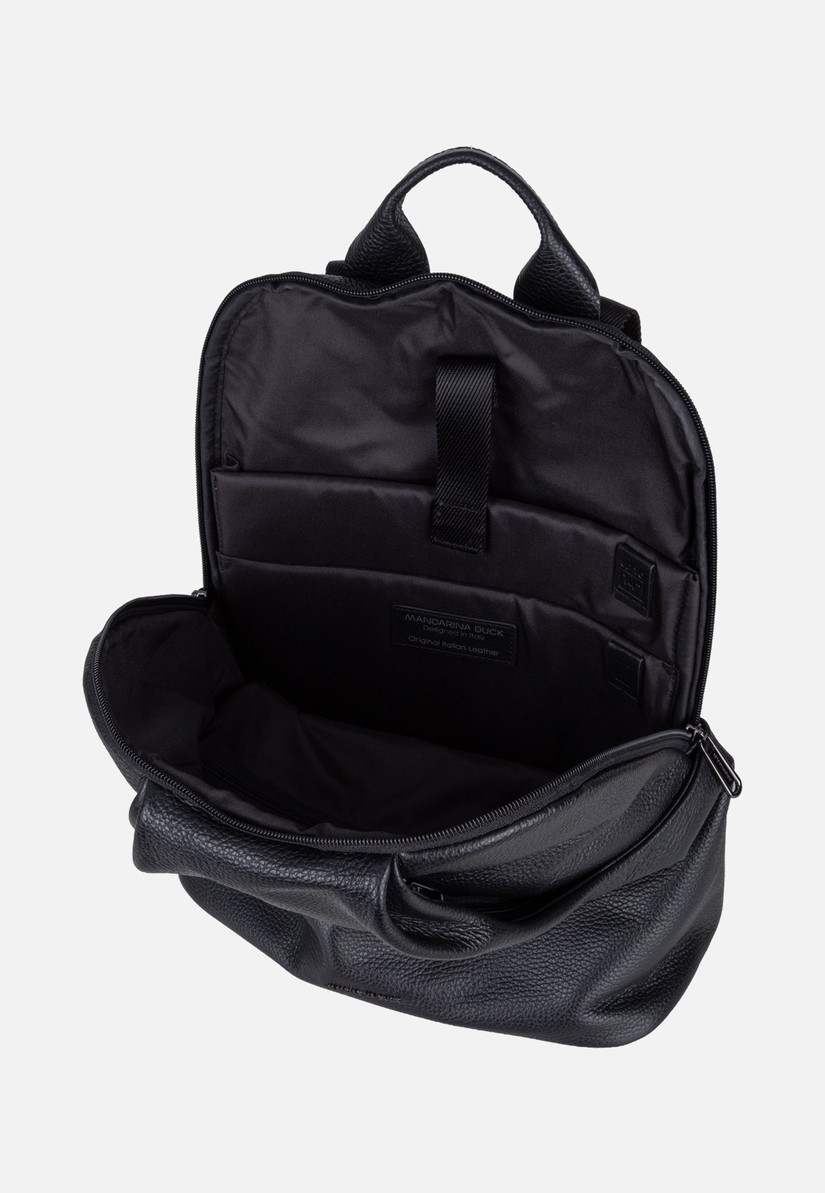 Mandarina Duck Mellow Leather Soft FZTA7 Nero Backpack