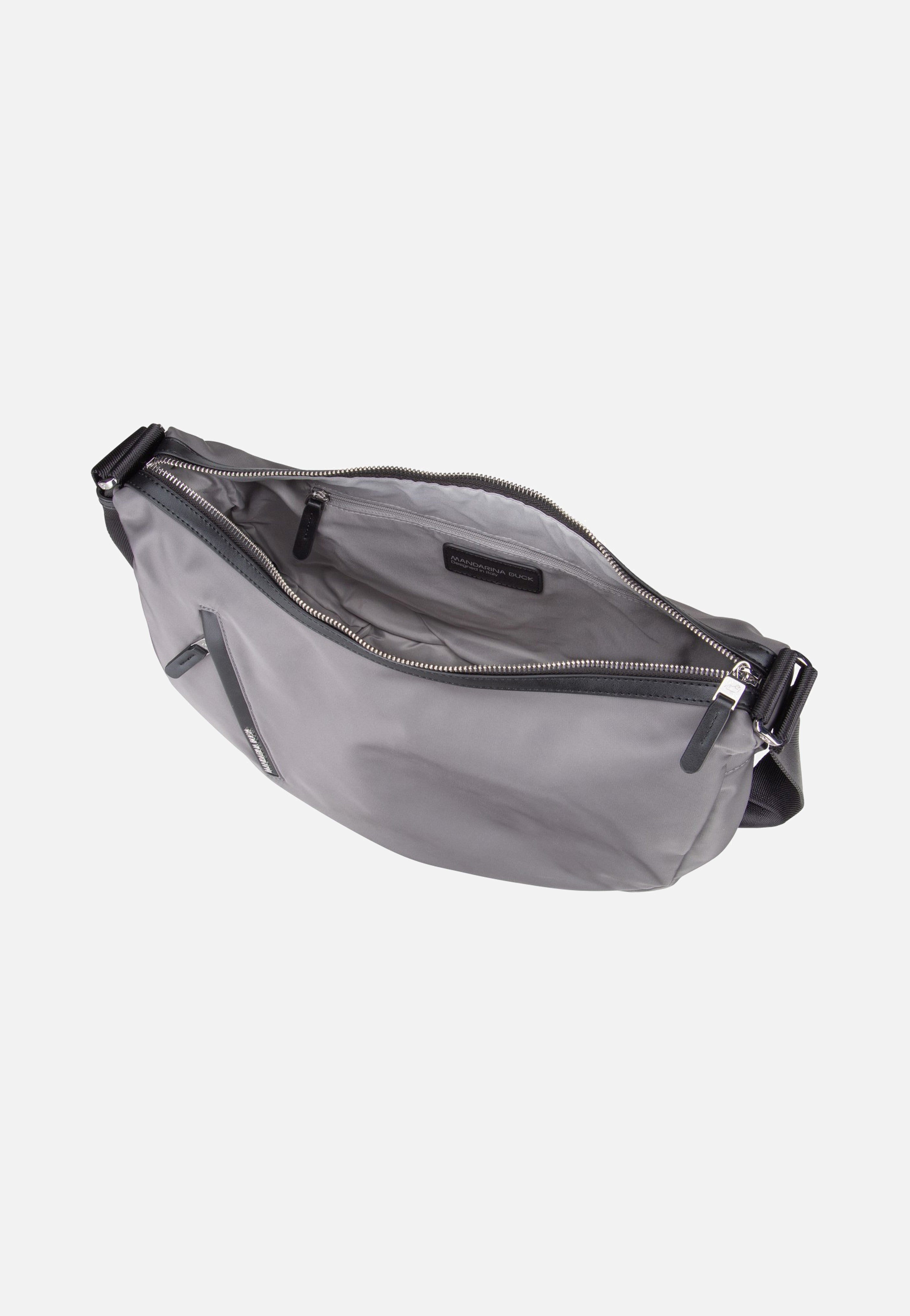 Mandarina Duck - Hunter Medium VCT46 Smoked Pearl - Hobo Bag | Neutral-Image