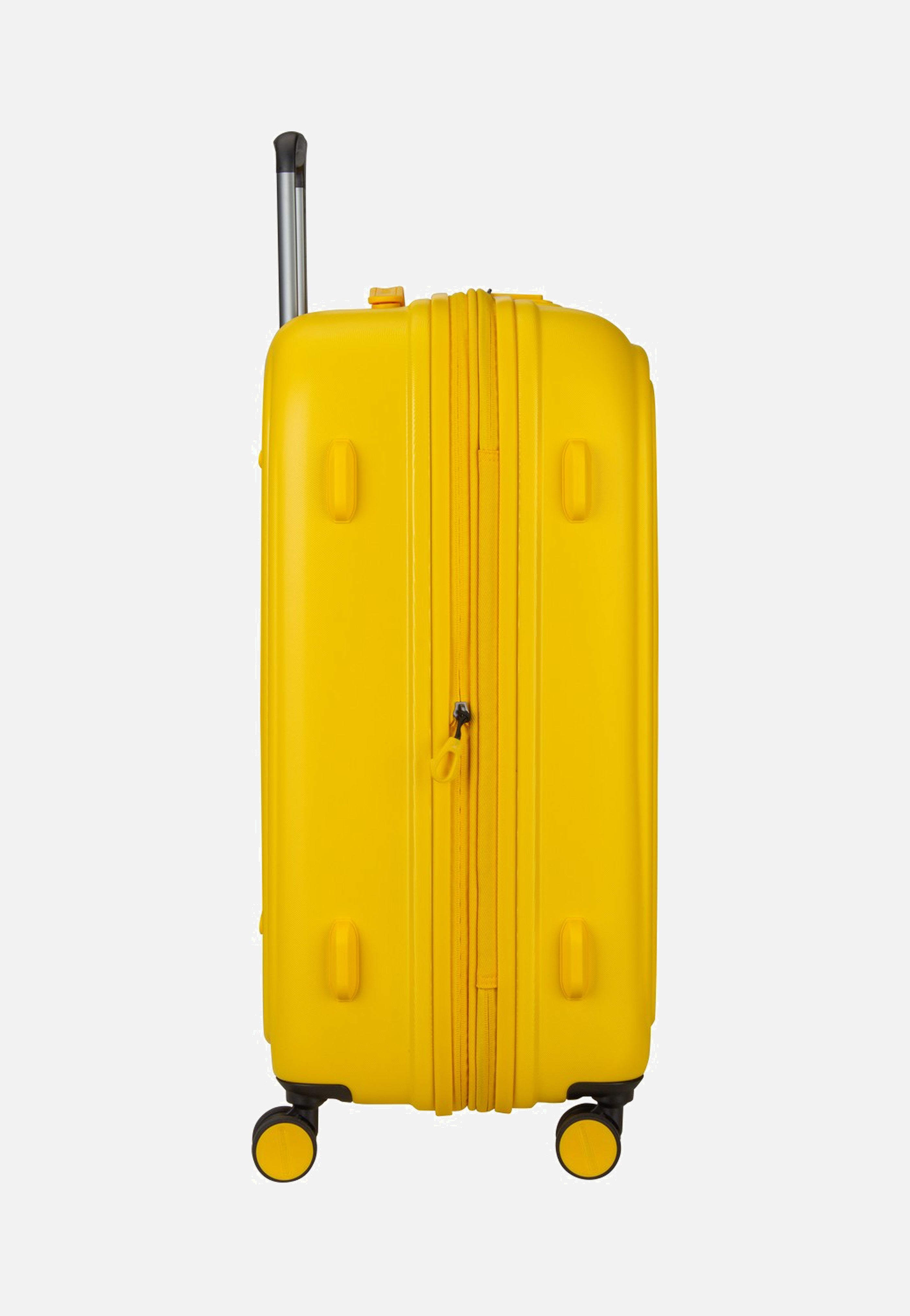 Mandarina Duck Logoduck + Trolley Medium Exp Duck Yellow Koffer