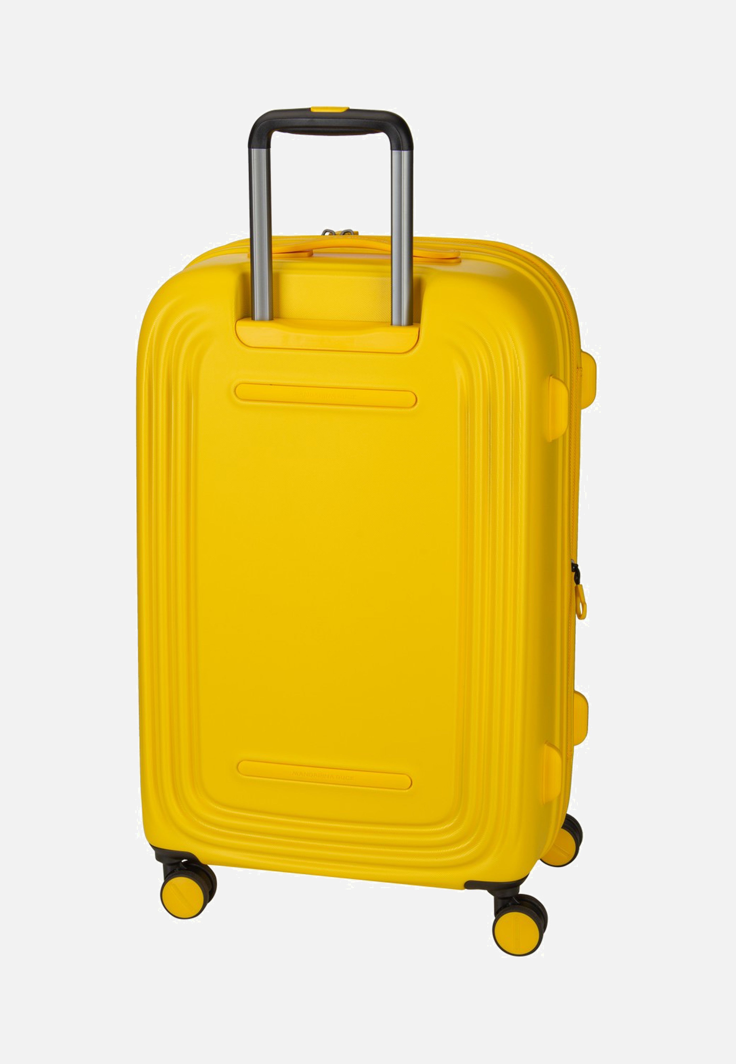 Mandarina Duck Logoduck + Trolley Medium Exp Duck Yellow Koffer
