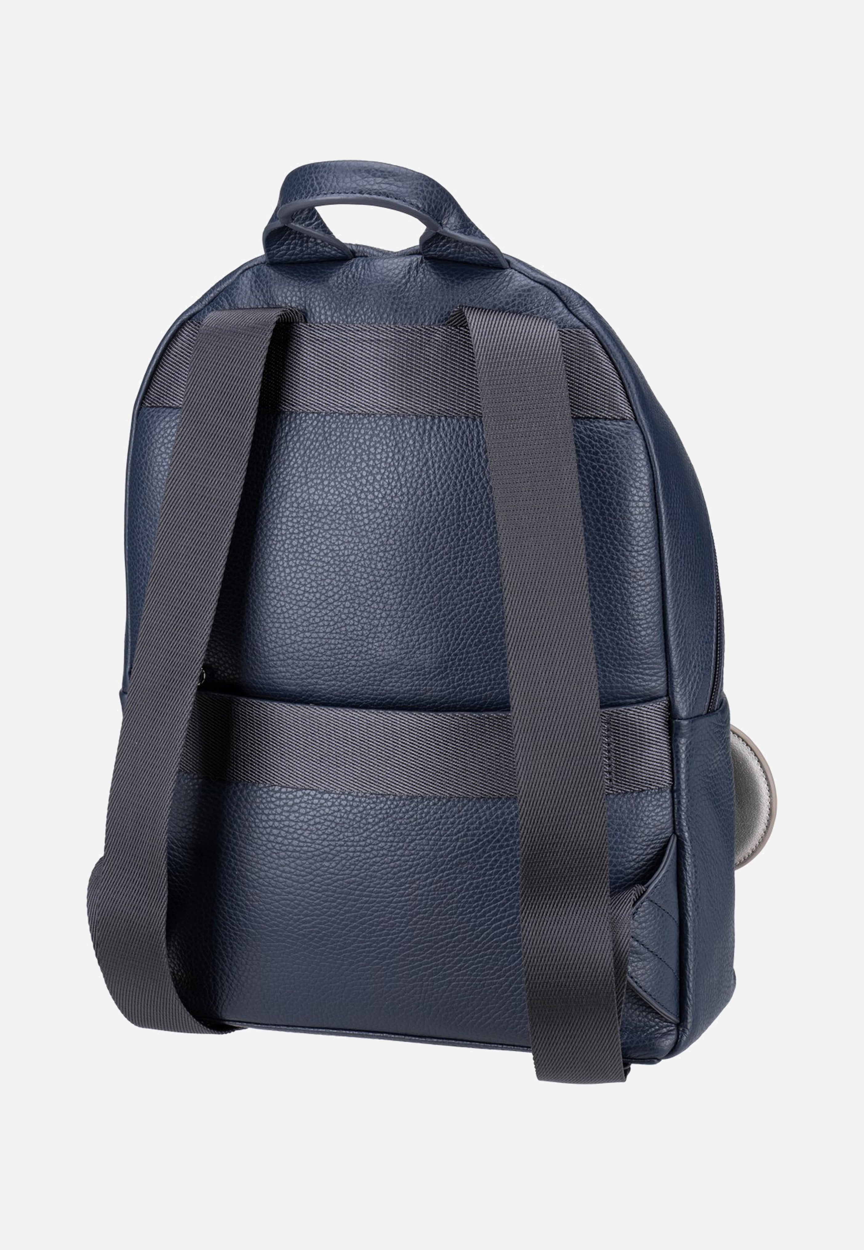 Mandarina Duck - Mellow Leather FZT35 Dress Blue - Backpack | Neutral-Image