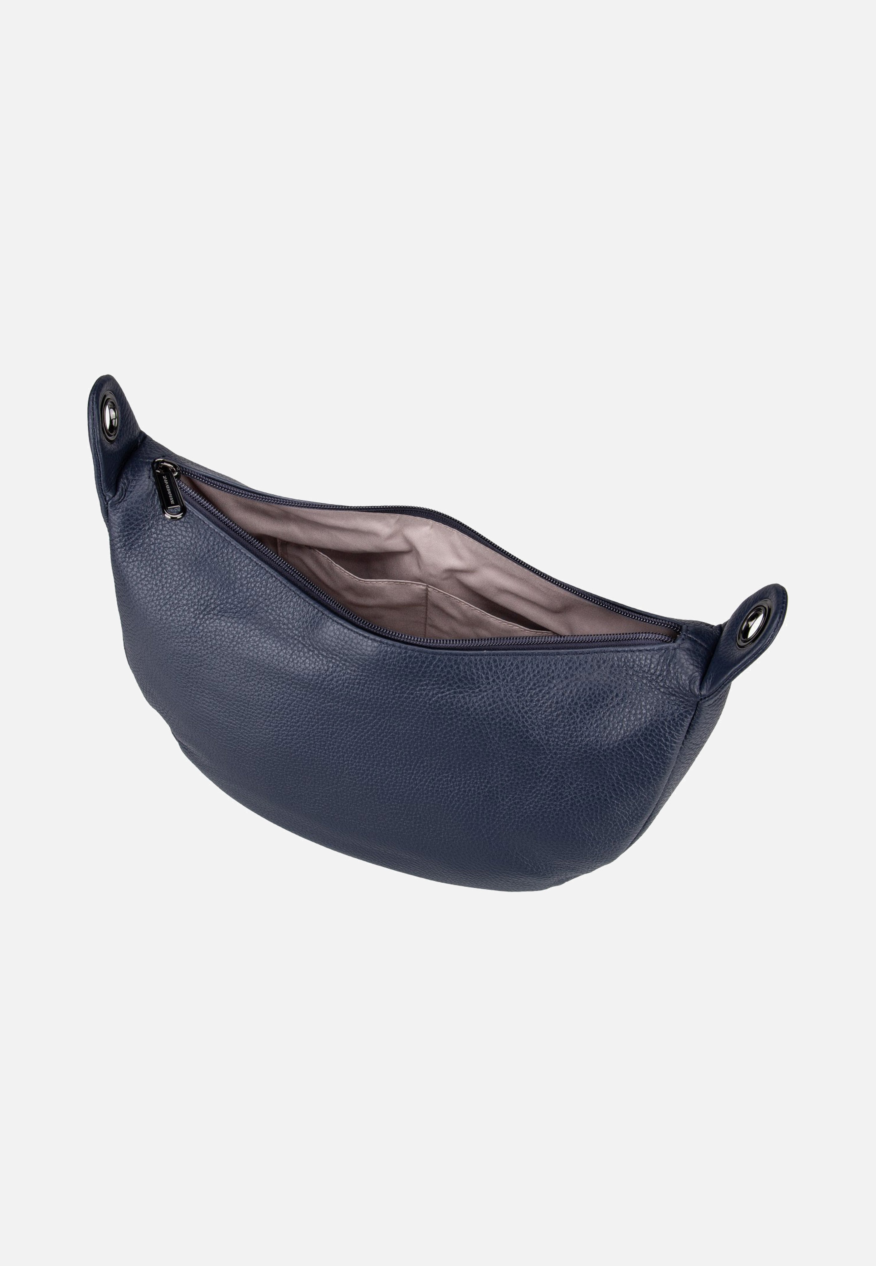Mandarina Duck - Mellow Leather Hobo FZT03 Dress Blue - Hobo Bag | Neutral-Image