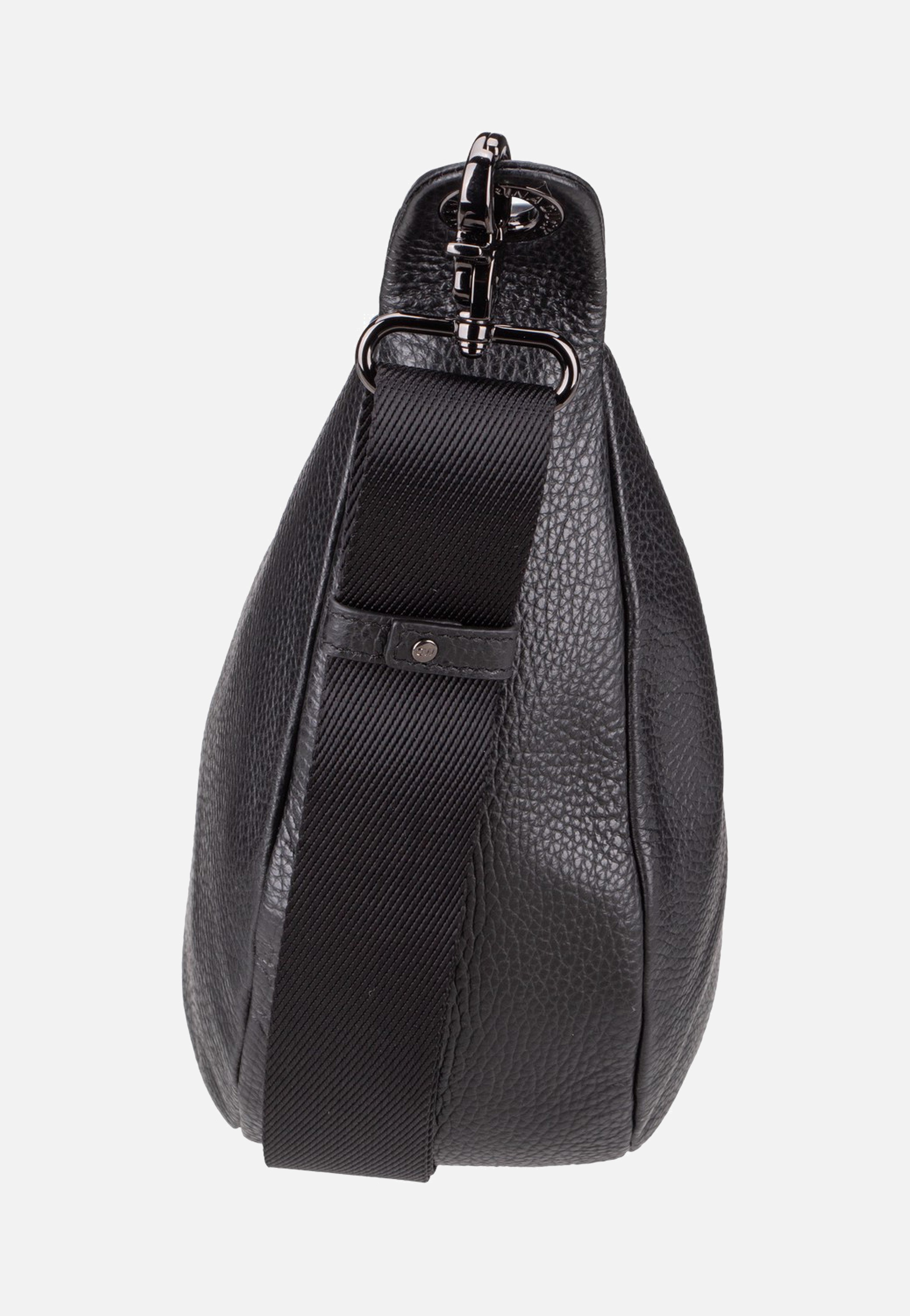 Mandarina Duck - Mellow Leather Hobo FZT03 Nero - Hobo Bag | Neutral-Image