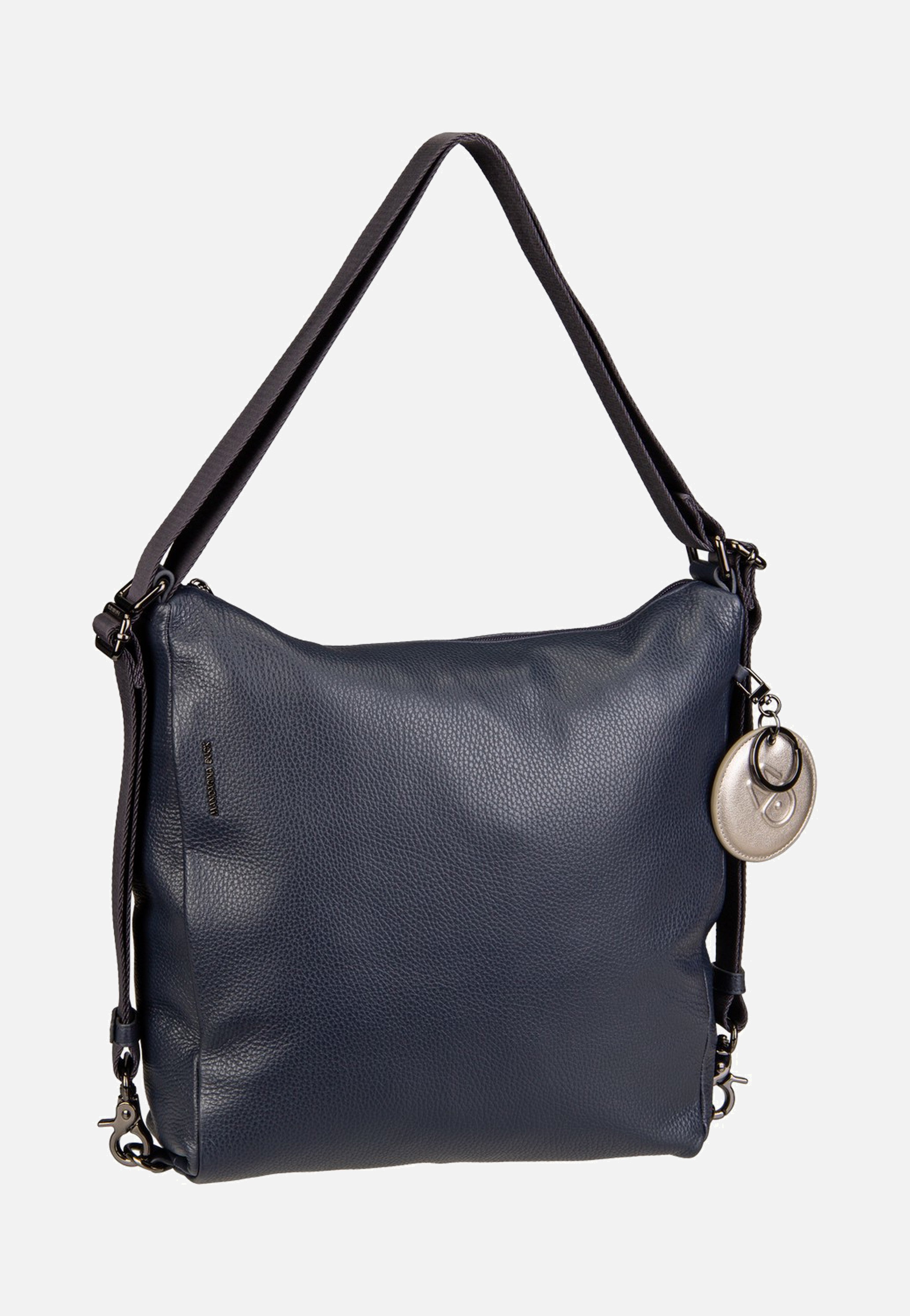 Mandarina Duck - Mellow Leather Hobo FZT72 Dress Blue - Backpack | Women-Image