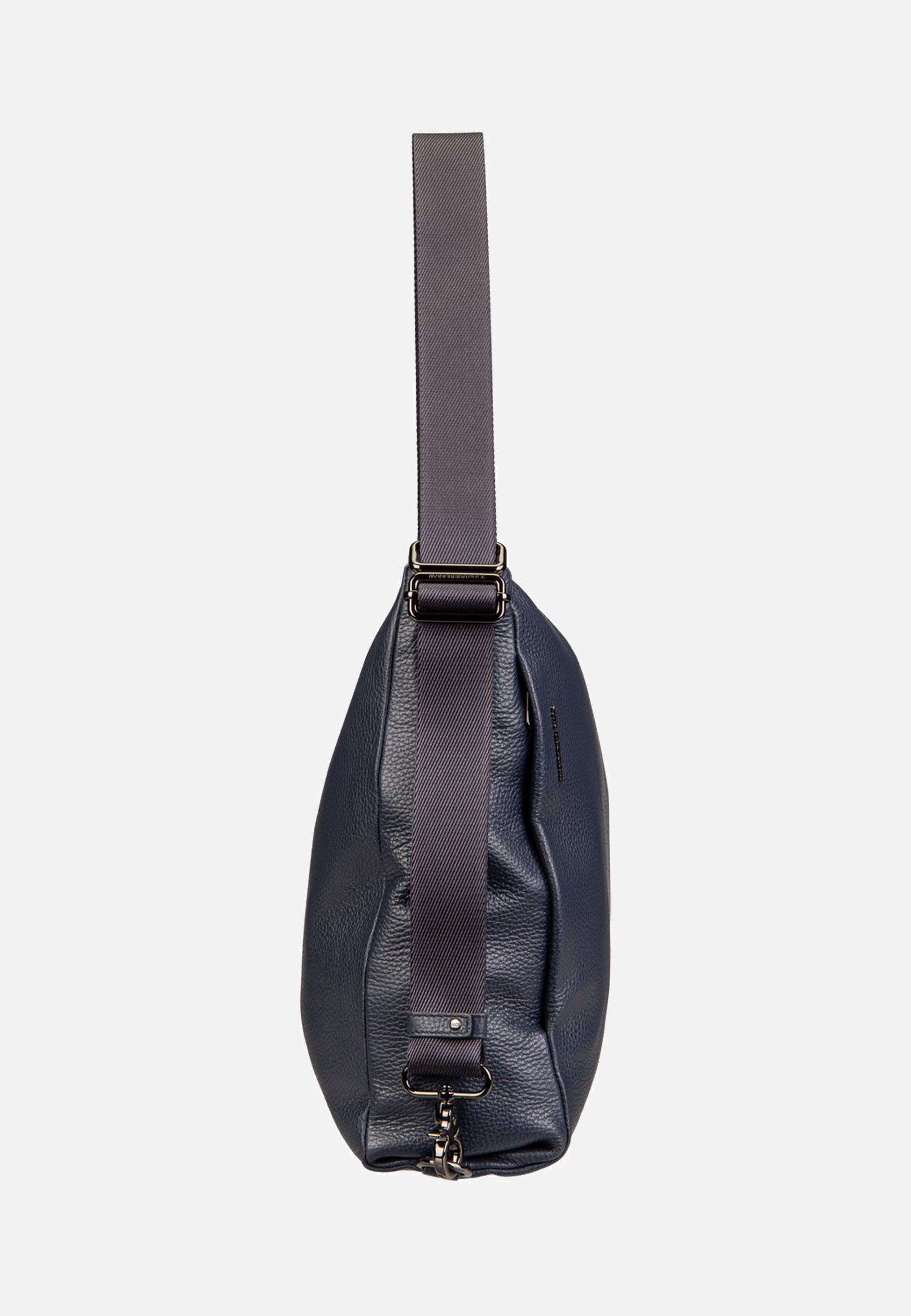 Mandarina Duck - Mellow Leather Hobo FZT72 Dress Blue - Backpack | Women-Image