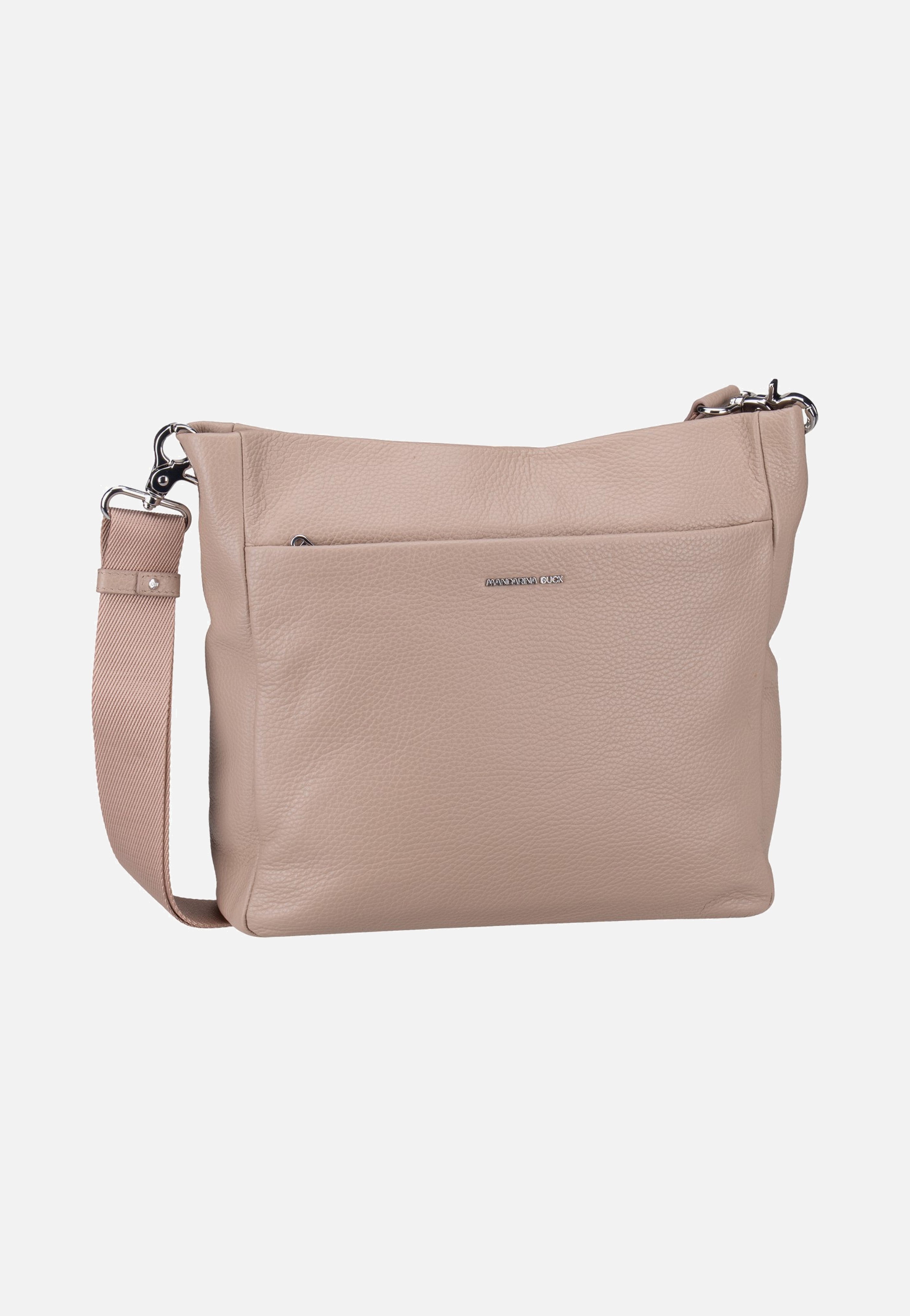 Mandarina Duck - Mellow Leather Large FZT04 Warm Taupe - Crossbody Bag | Neutral-Image
