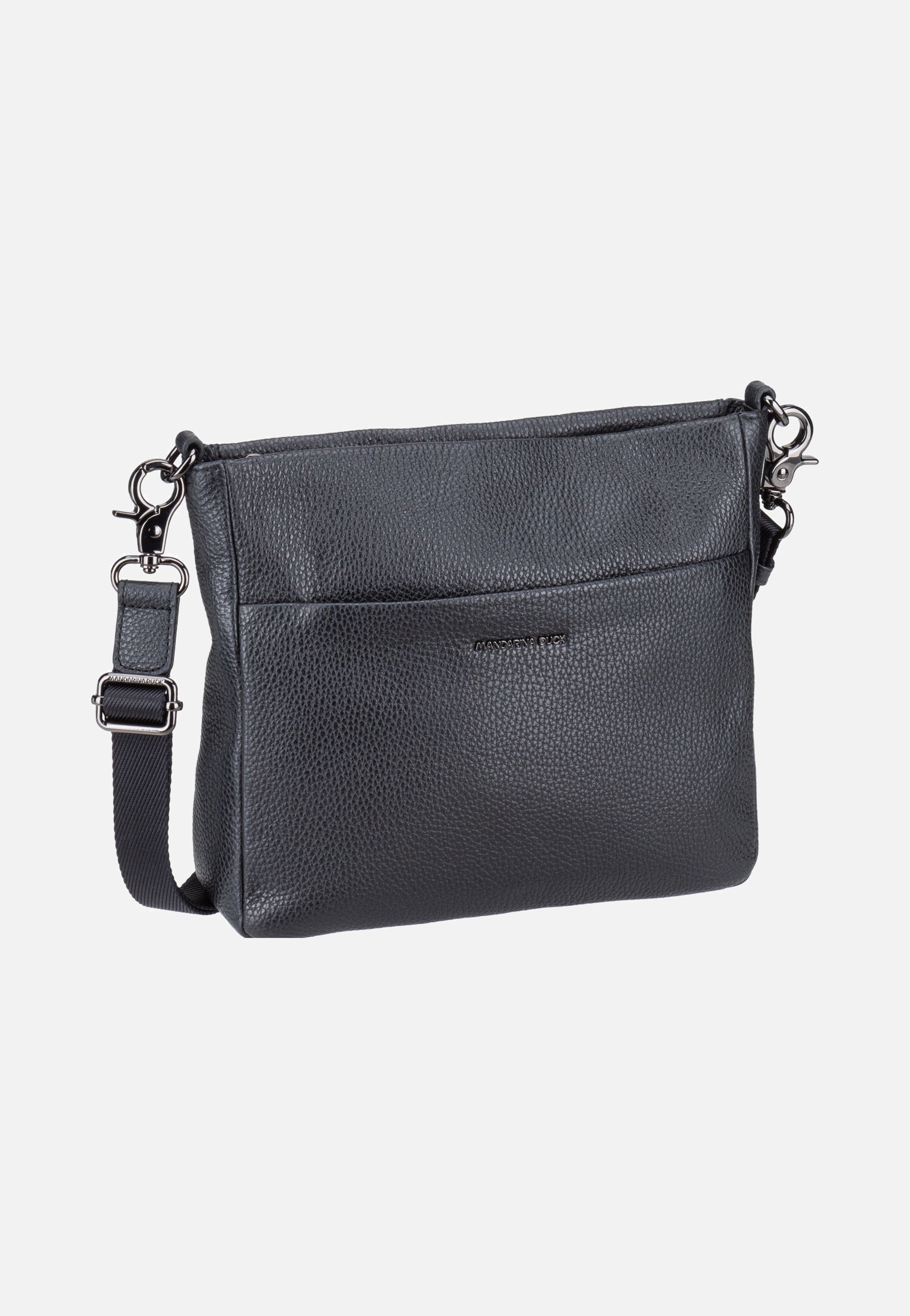 Mandarina Duck - Mellow Leather Squared FZT17 Nero - Crossbody Bag | Neutral-Image