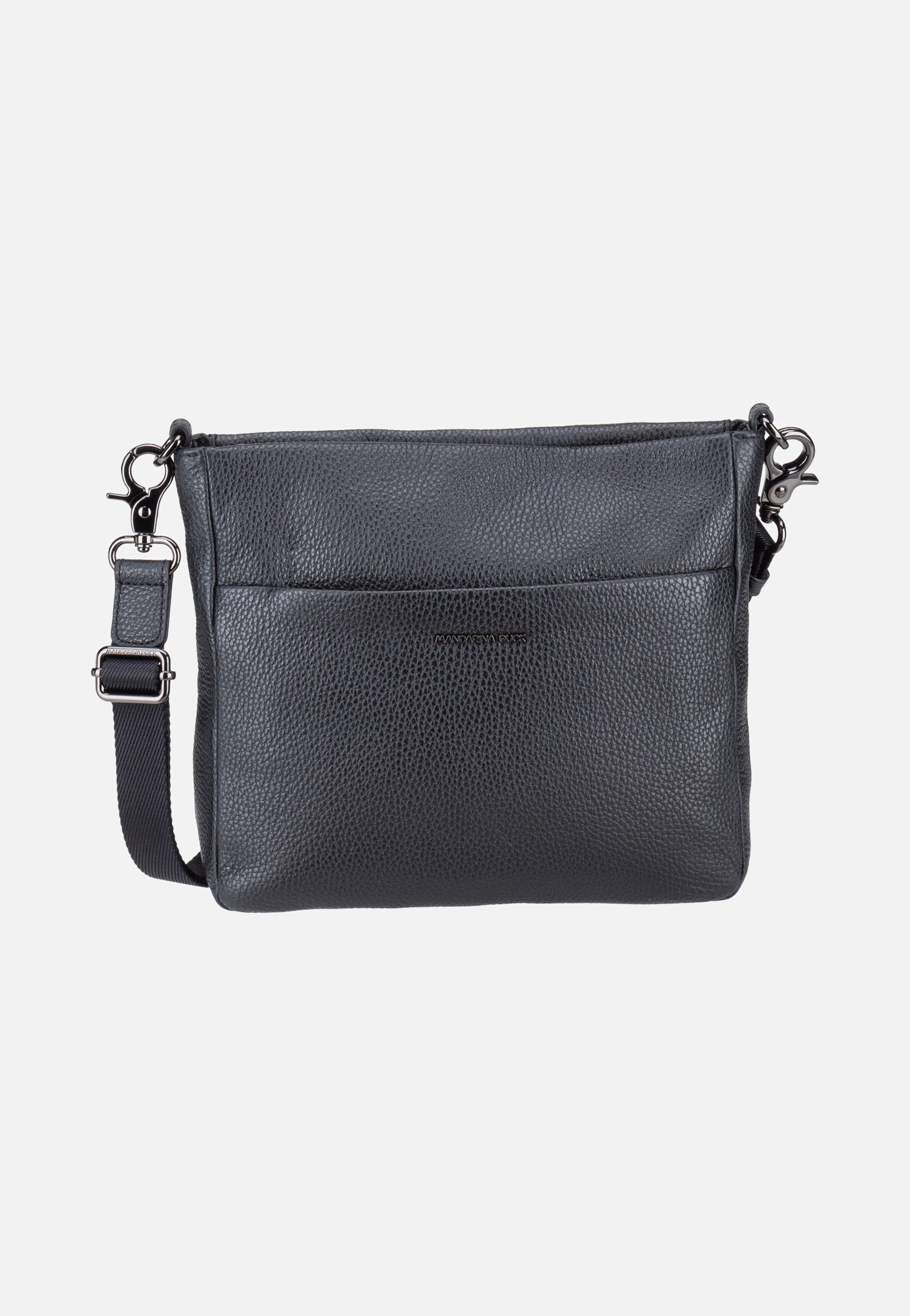Mandarina Duck - Mellow Leather Squared FZT17 Nero - Crossbody Bag | Neutral-Image