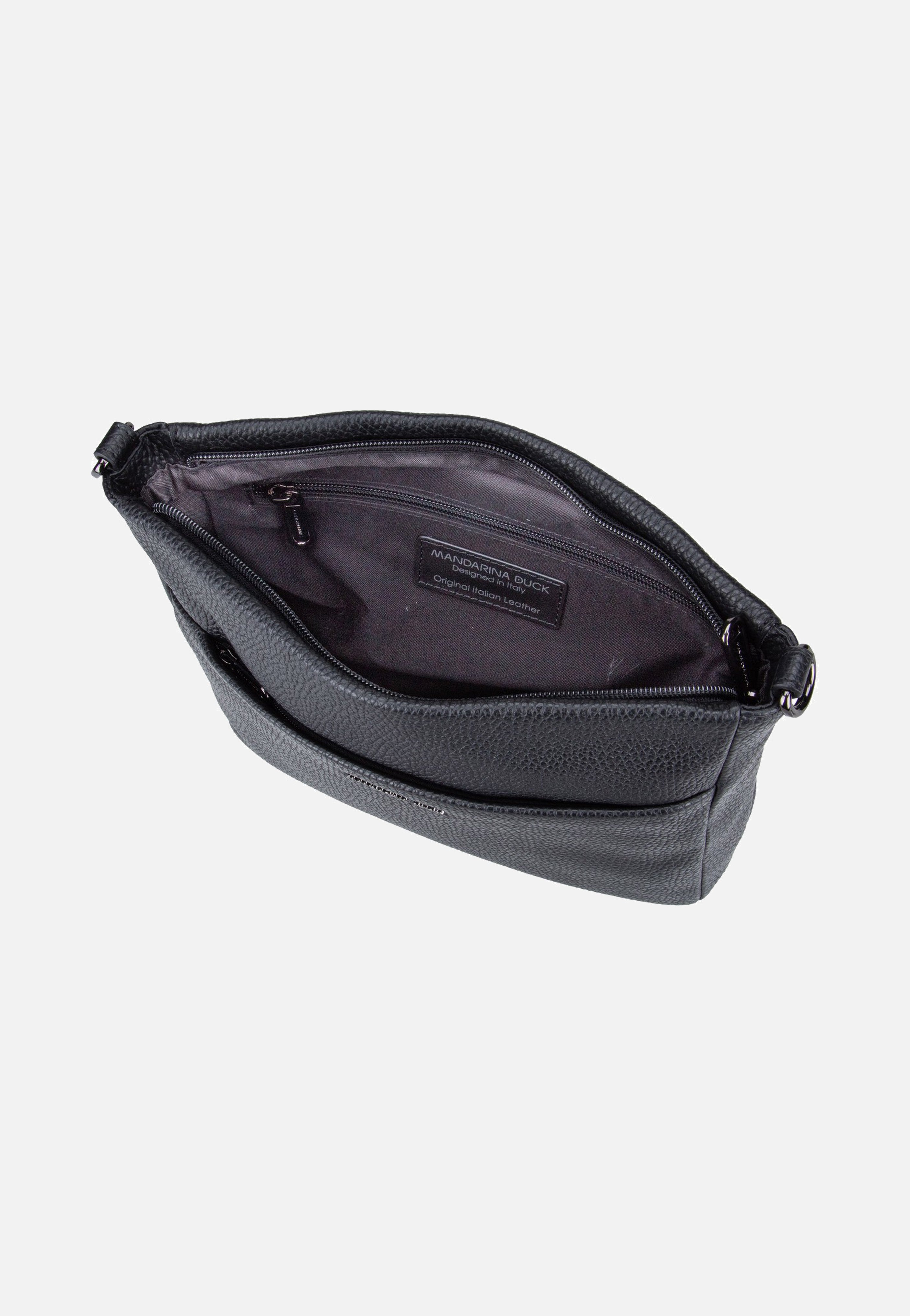 Mandarina Duck - Mellow Leather Squared FZT17 Nero - Crossbody Bag | Neutral-Image