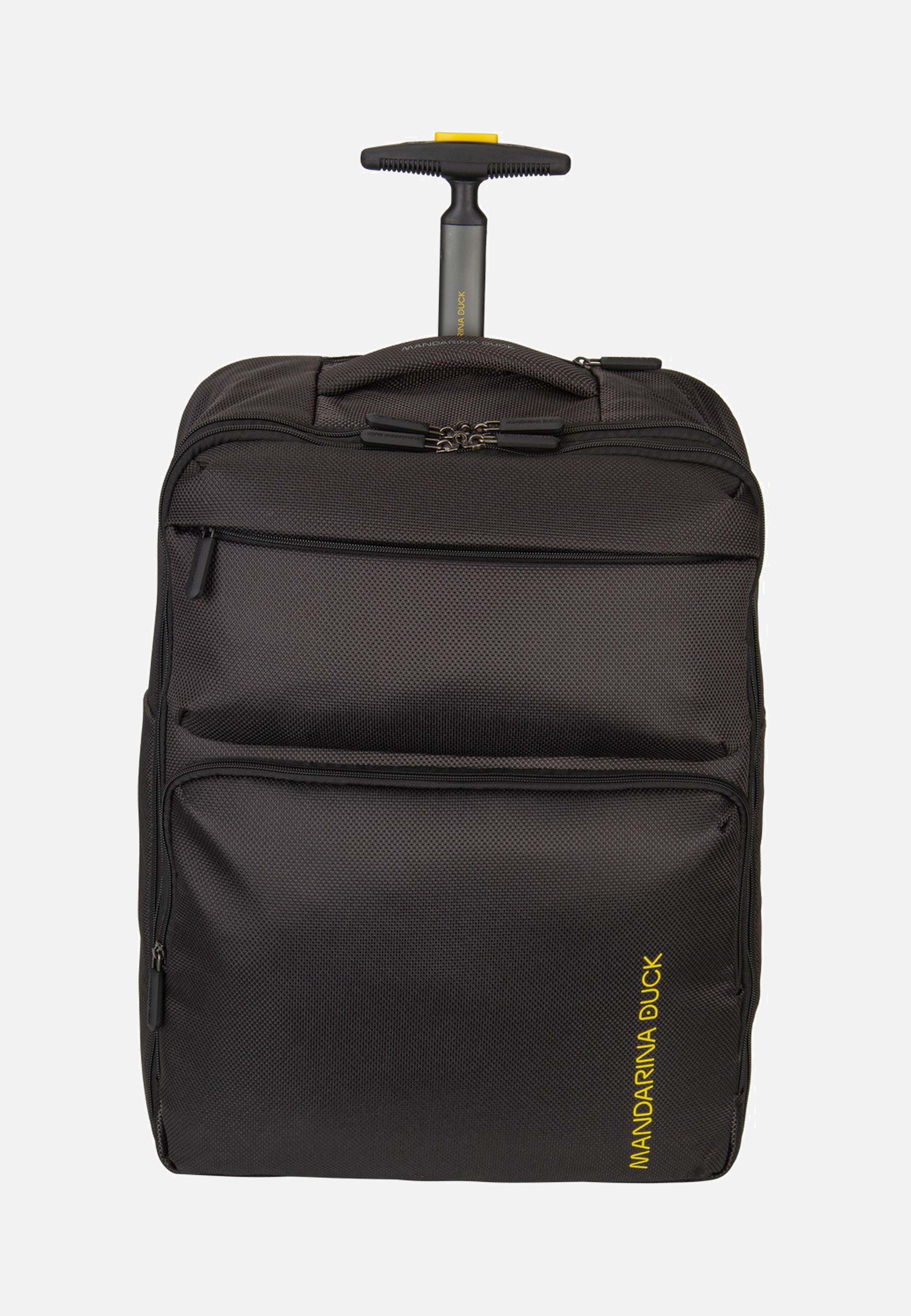 Mandarina Duck - Zephyr Trolley OTV06 Black - Backpack Trolley | Neutral-Image