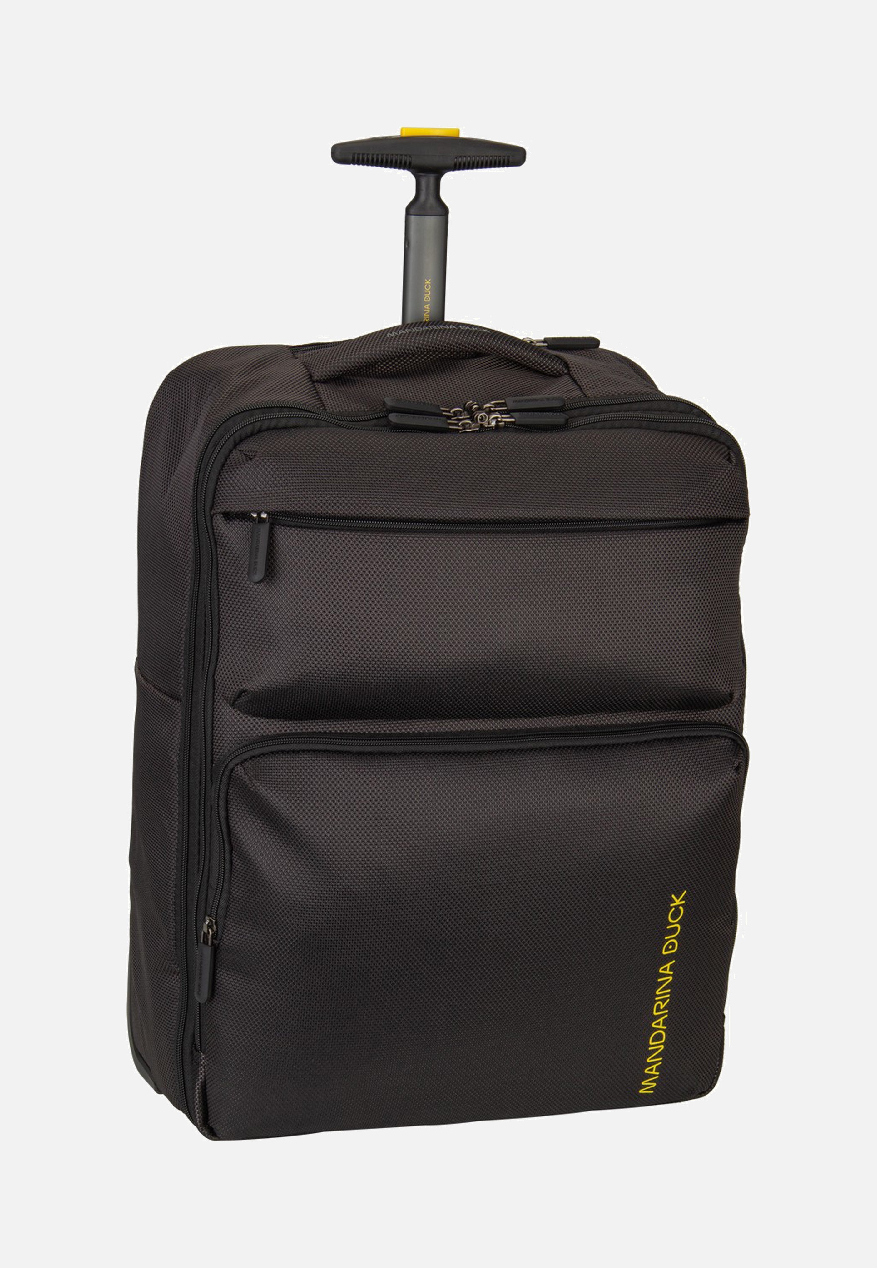 Mandarina Duck - Zephyr Trolley OTV06 Black - Backpack Trolley | Neutral-Image
