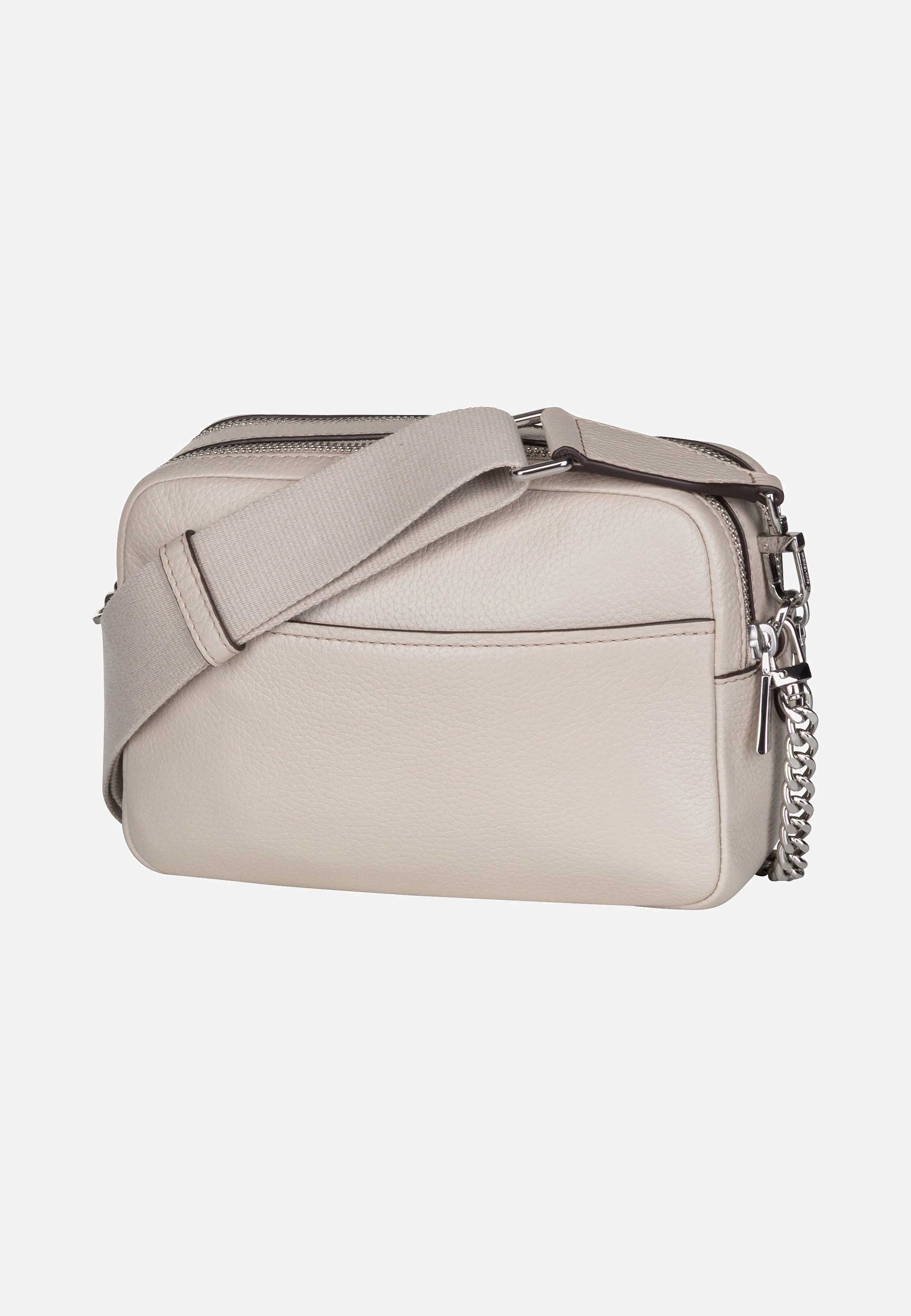 Michael Kors - Bryant Medium Double Zip Chain Camera Pebble Light Sand - Crossbody Bag | Women-Image