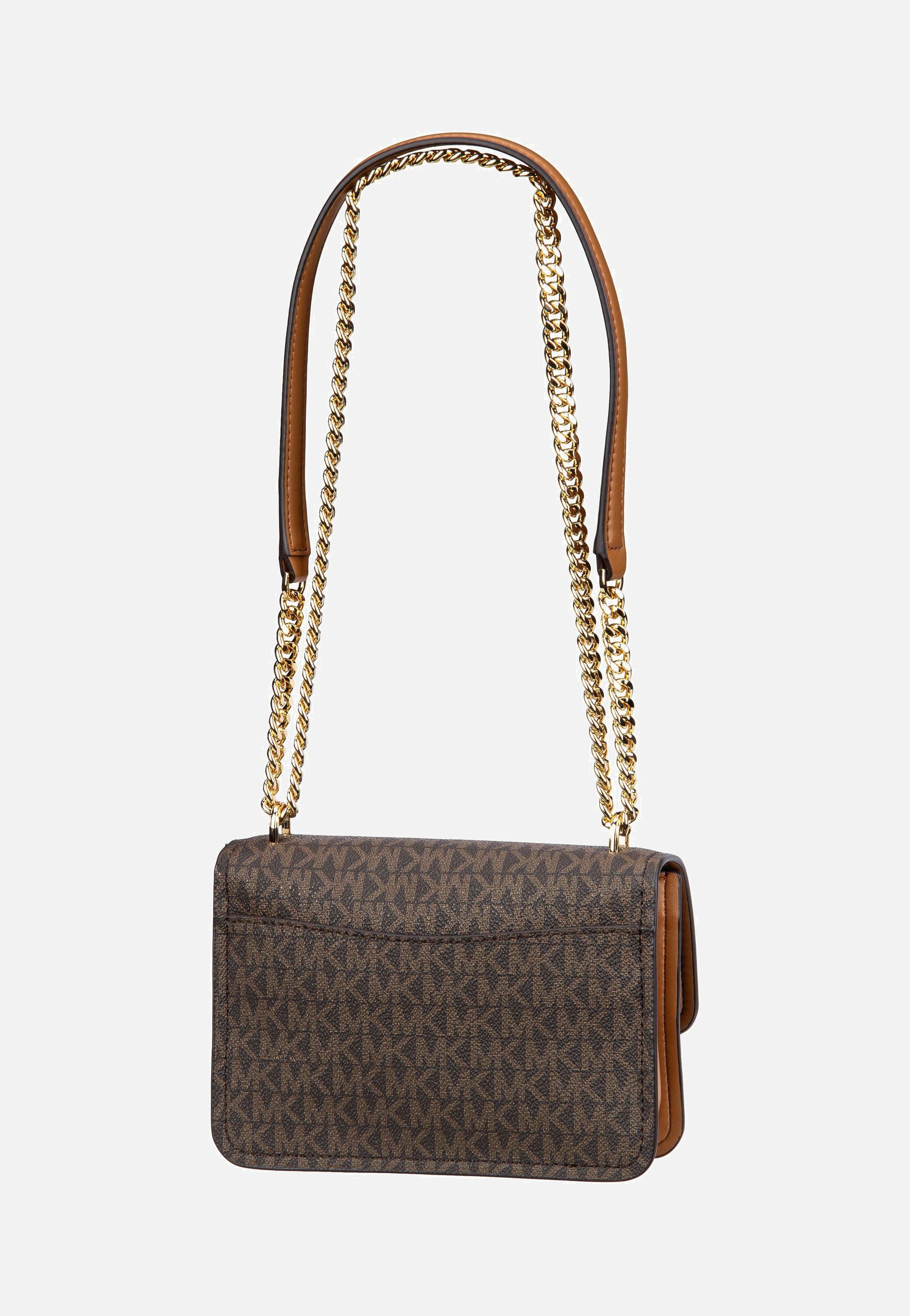 Michael Kors - Claire SM Xbody MK Signature Brown/Acorn - Evening Bag | Women-Image