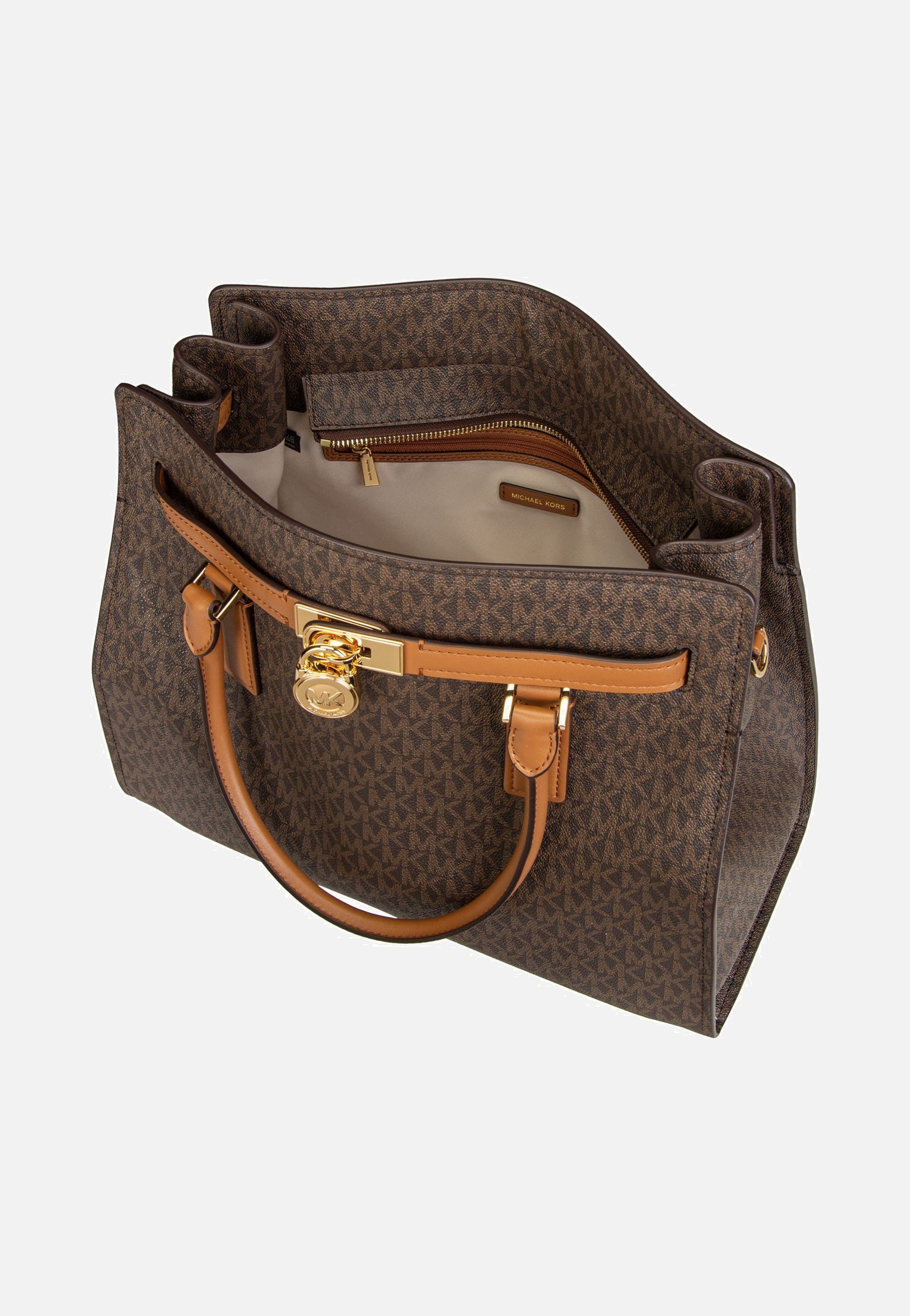 Michael Kors - Hamilton LG Satchel MK SIG Brown/Acorn - Shopper | Women-Image