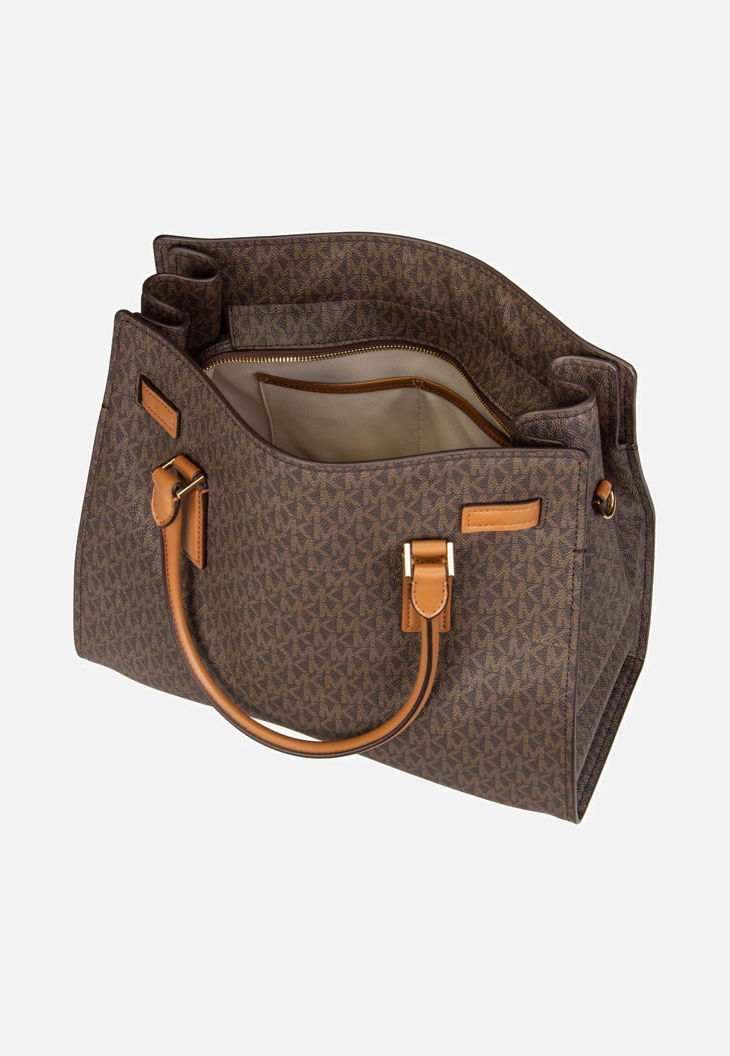 Michael Kors - Hamilton LG Satchel MK SIG Brown/Acorn - Shopper | Women-Image