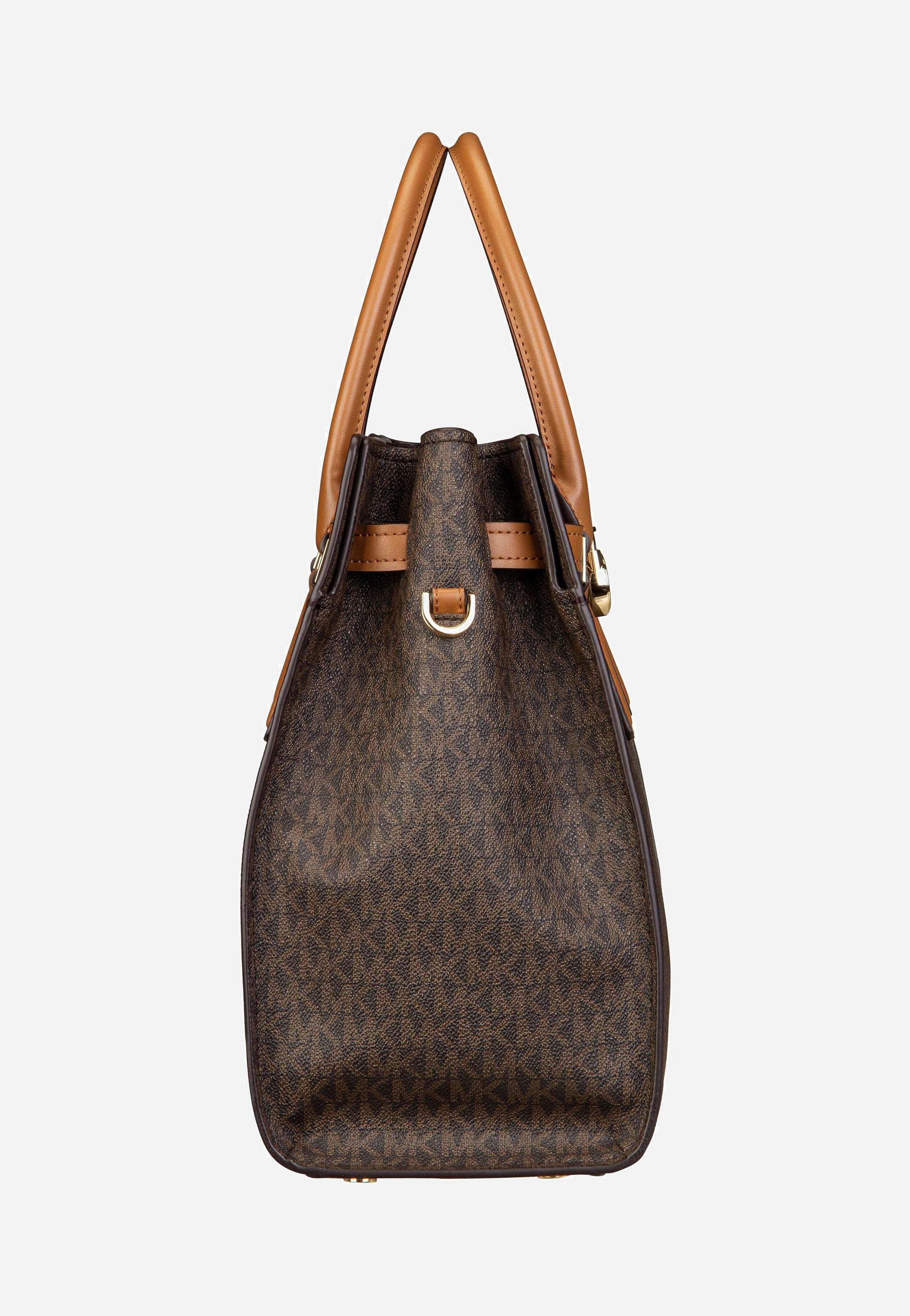 Michael Kors - Hamilton LG Satchel MK SIG Brown/Acorn - Shopper | Women-Image