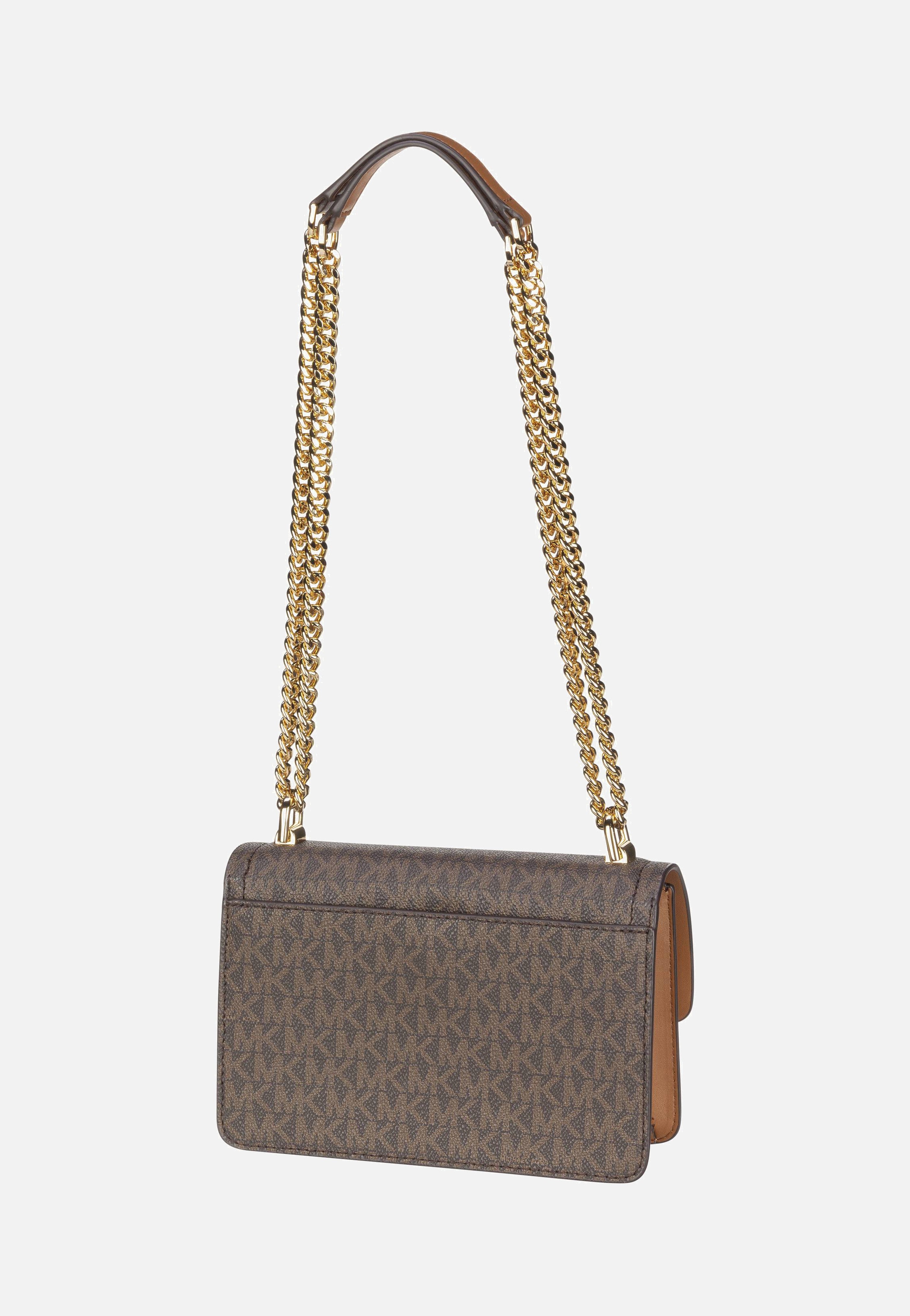 Michael Kors - Heather XS Xbody MK Signature Brown/Acorn - Evening Bag | Women-Image