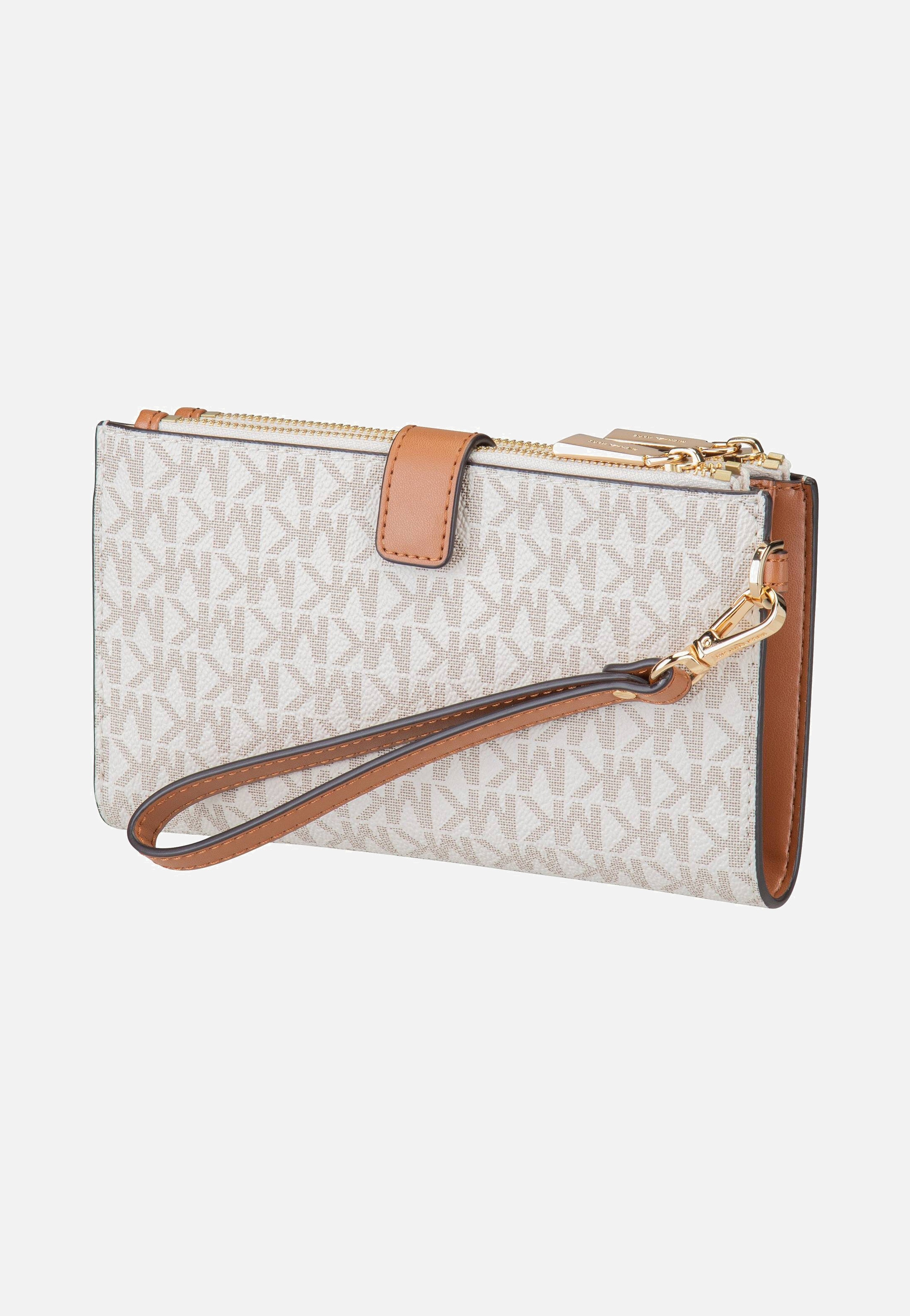 Michael Kors - Jet Set Double Zip MK SIG Vanilla - Clutch | Women-Image