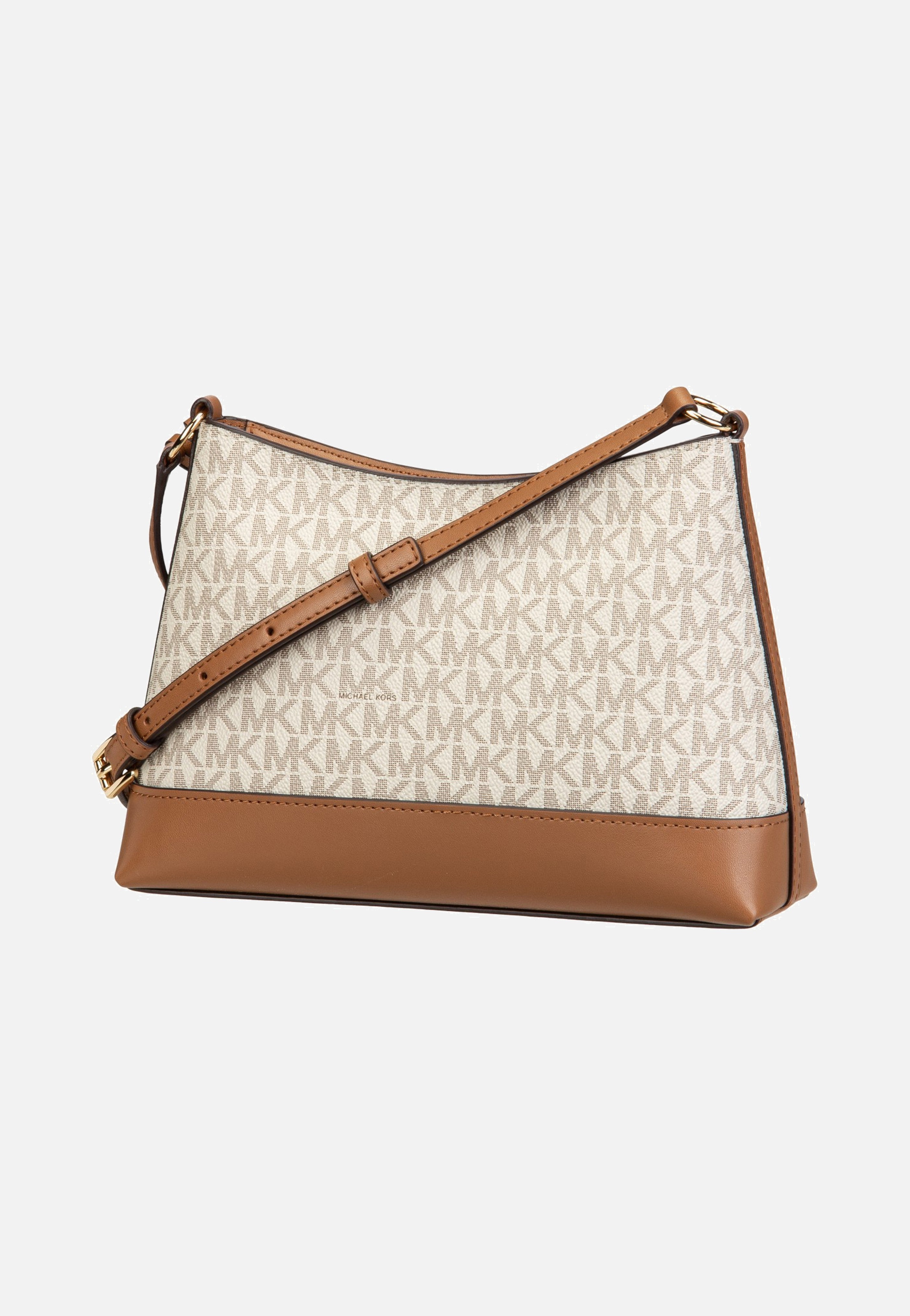 Michael Kors Andie SM TZ Xbody Vanilla/Acorn Umhängetasche