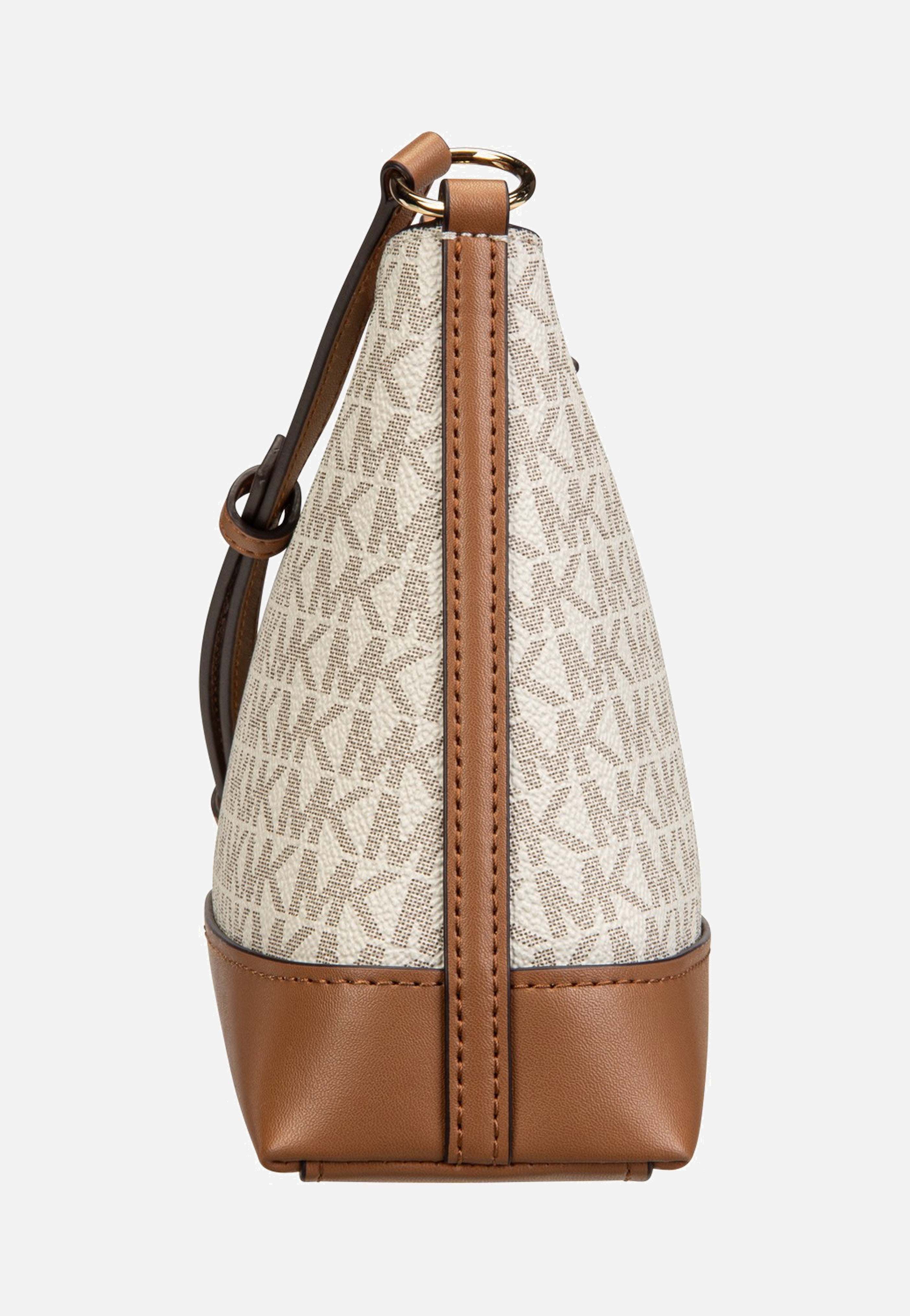 Michael Kors Andie SM TZ Xbody Vanilla/Acorn Umhängetasche