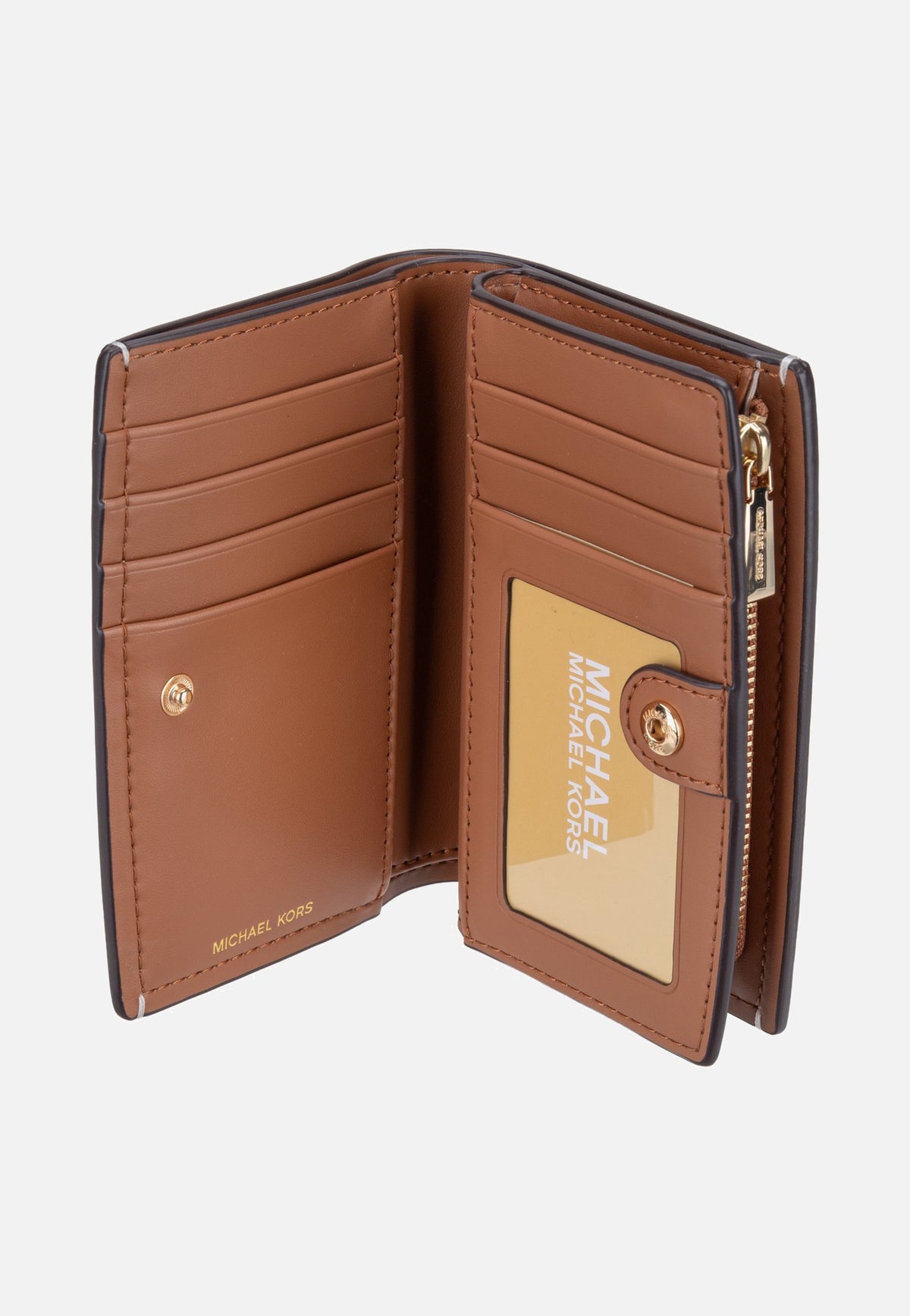 Michael Kors Bryant MD Za Vanilla/Acorn Portemonnaie