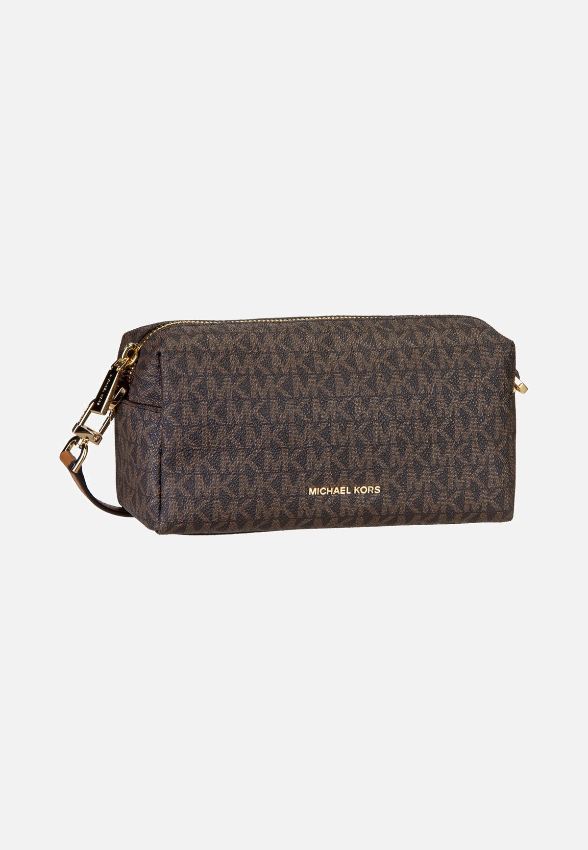 Michael Kors Bryant SM Soft Xbody W/ Chain Brown/Acorn Crossbody Bag
