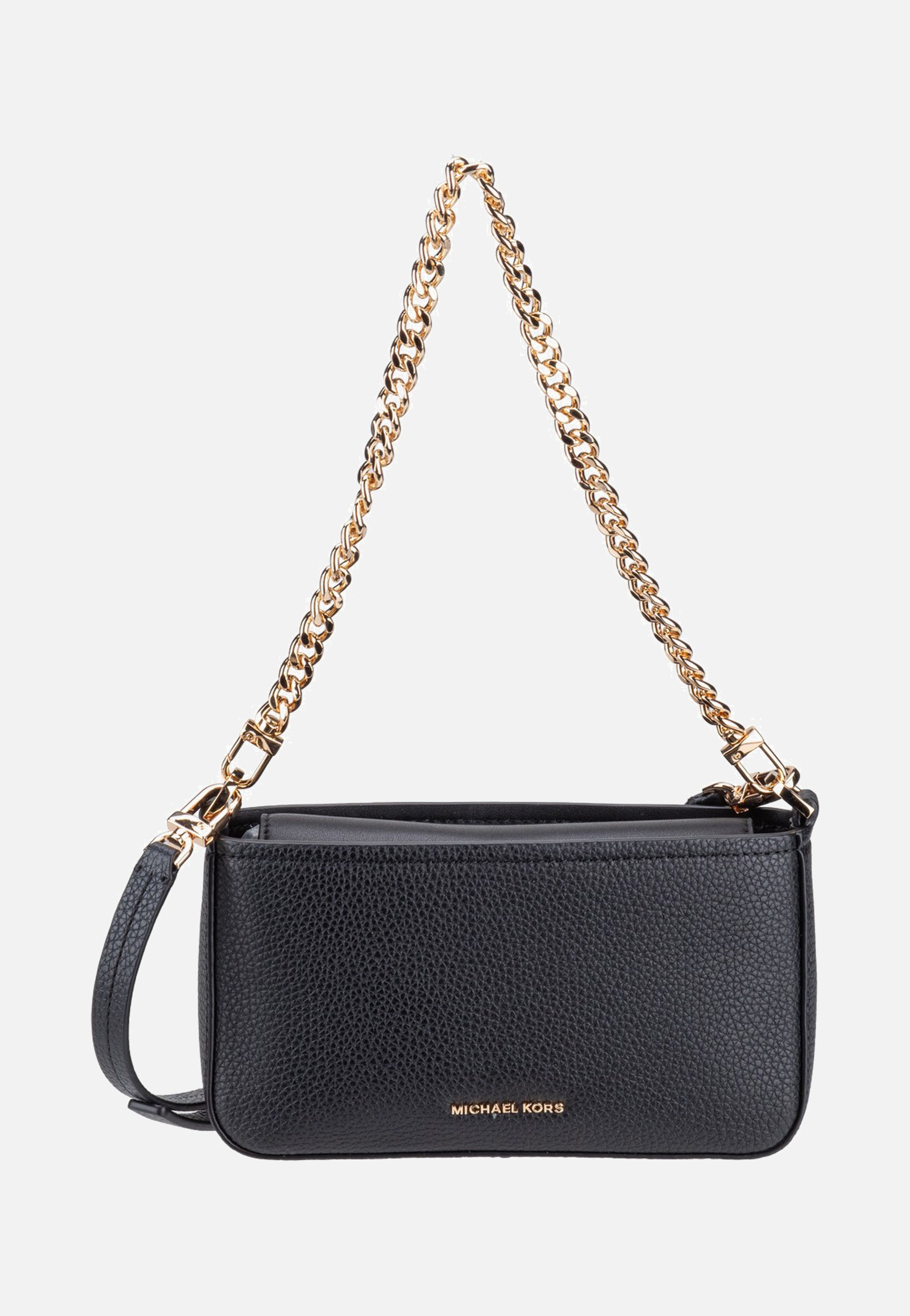 Michael Kors Bryant Small Conv Xbody Pouchette Black Evening Bag