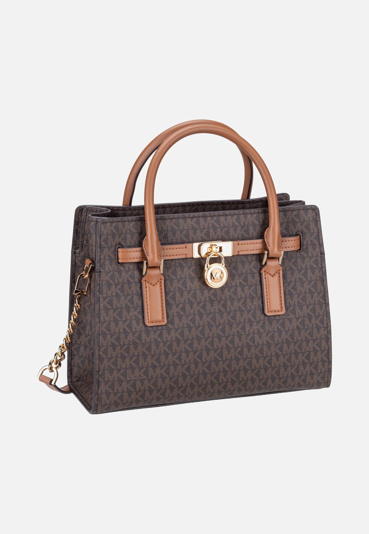 Michael Kors Hamilton Moderne SM Satchel Brown/Acorn Satchel