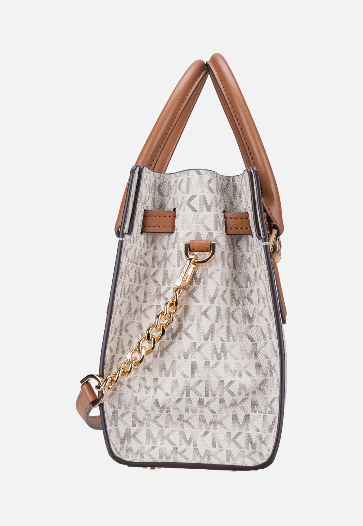 Michael Kors Hamilton Moderne SM Satchel Vanilla/Acorn Satchel