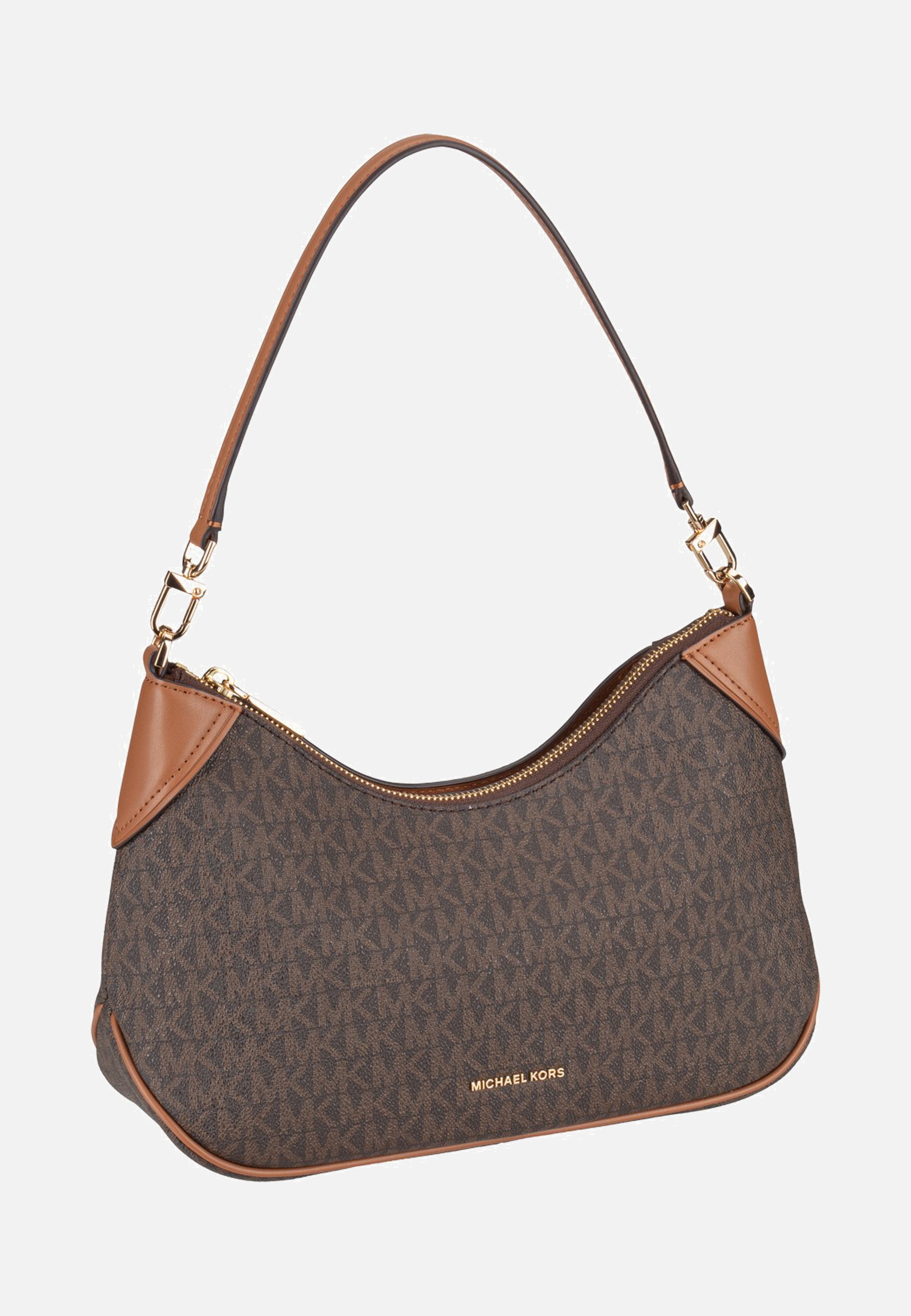 Michael Kors Jet Set MD Conv Pouchette Xbody Brown/Acorn Schultertasche