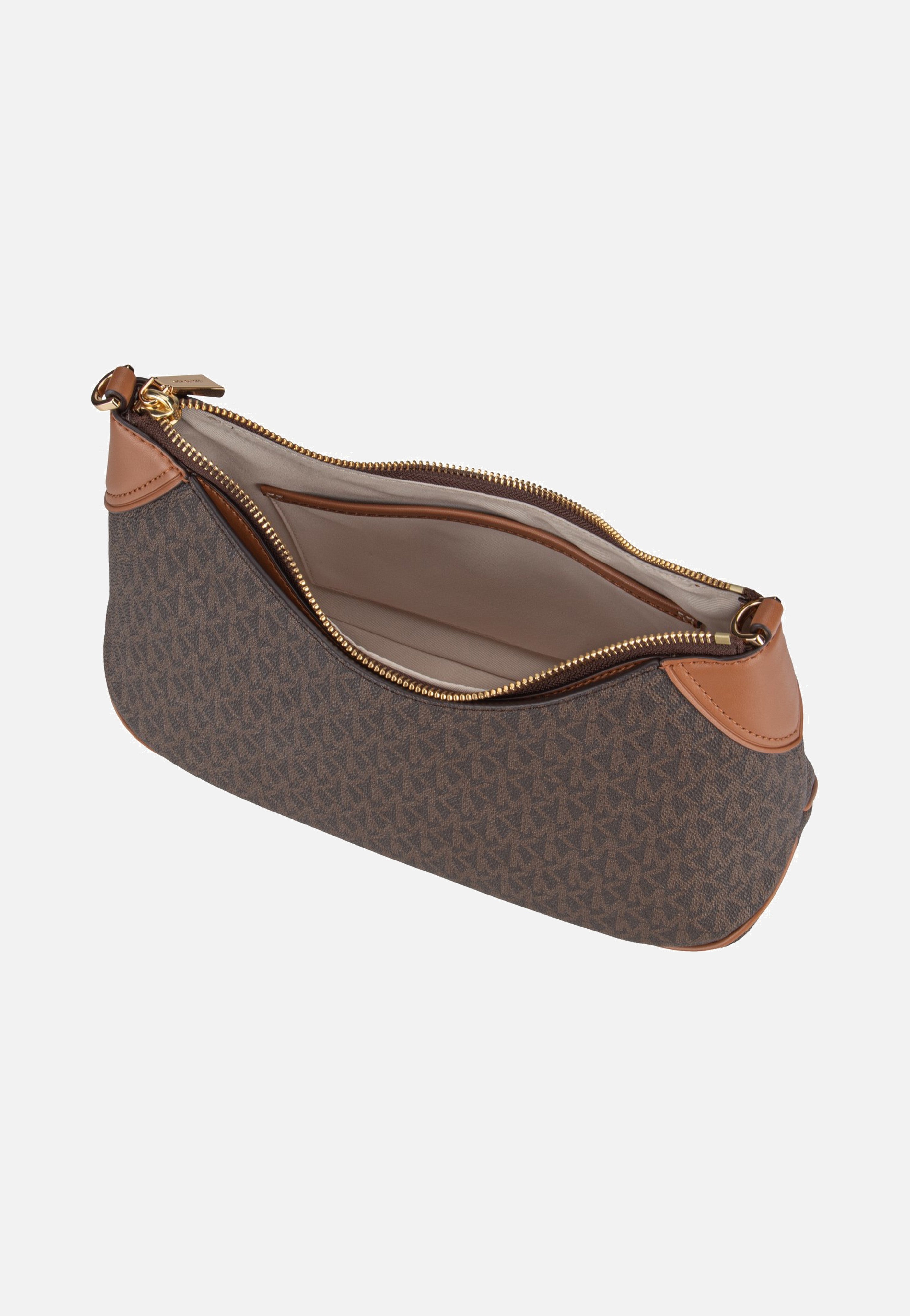 Michael Kors Jet Set MD Conv Pouchette Xbody Brown/Acorn Schultertasche