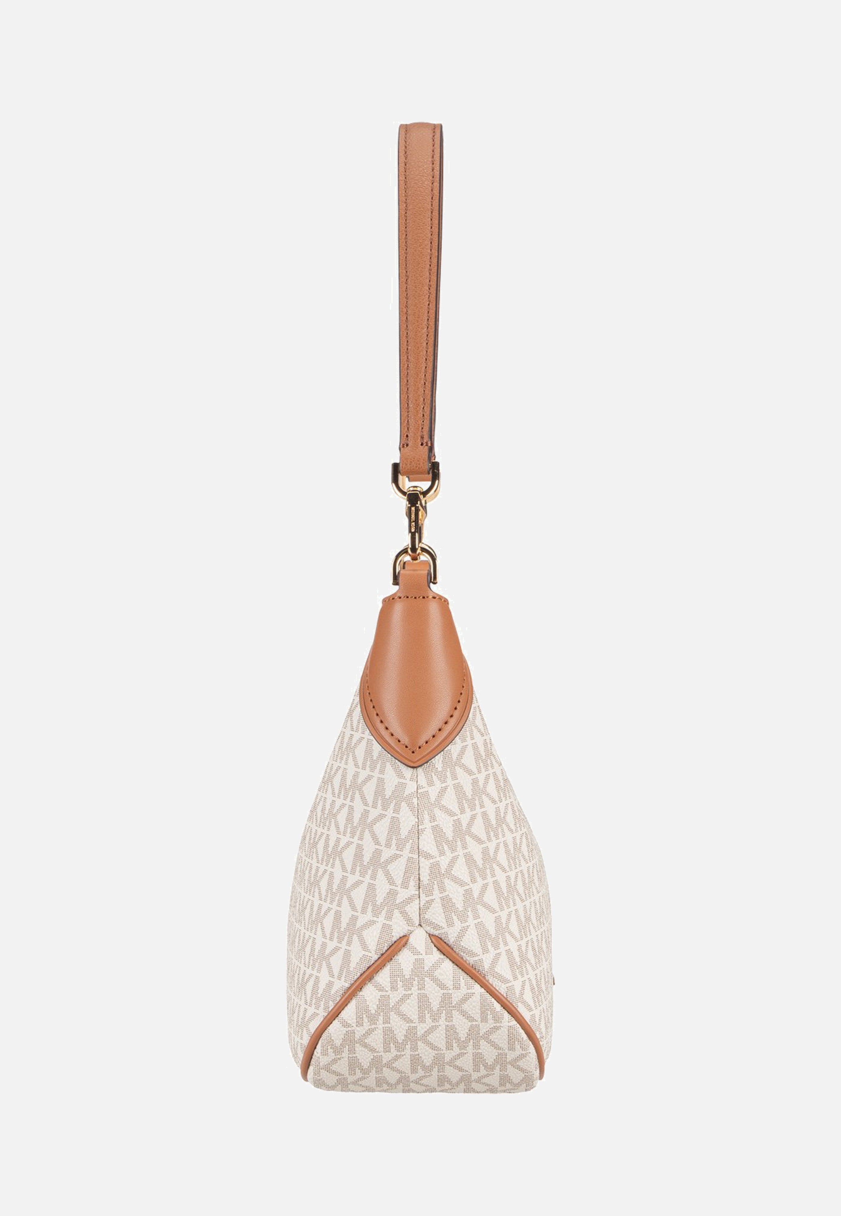 Michael Kors Jet Set MD Conv Pouchette Xbody Vanilla/Acorn Schultertasche
