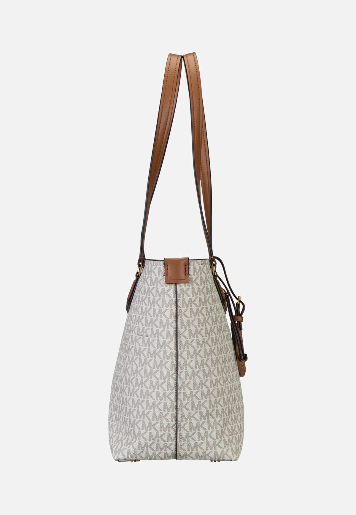 Michael Kors Jet Set Travel MD Ew Tz Tote Vanilla/Acorn Shopper