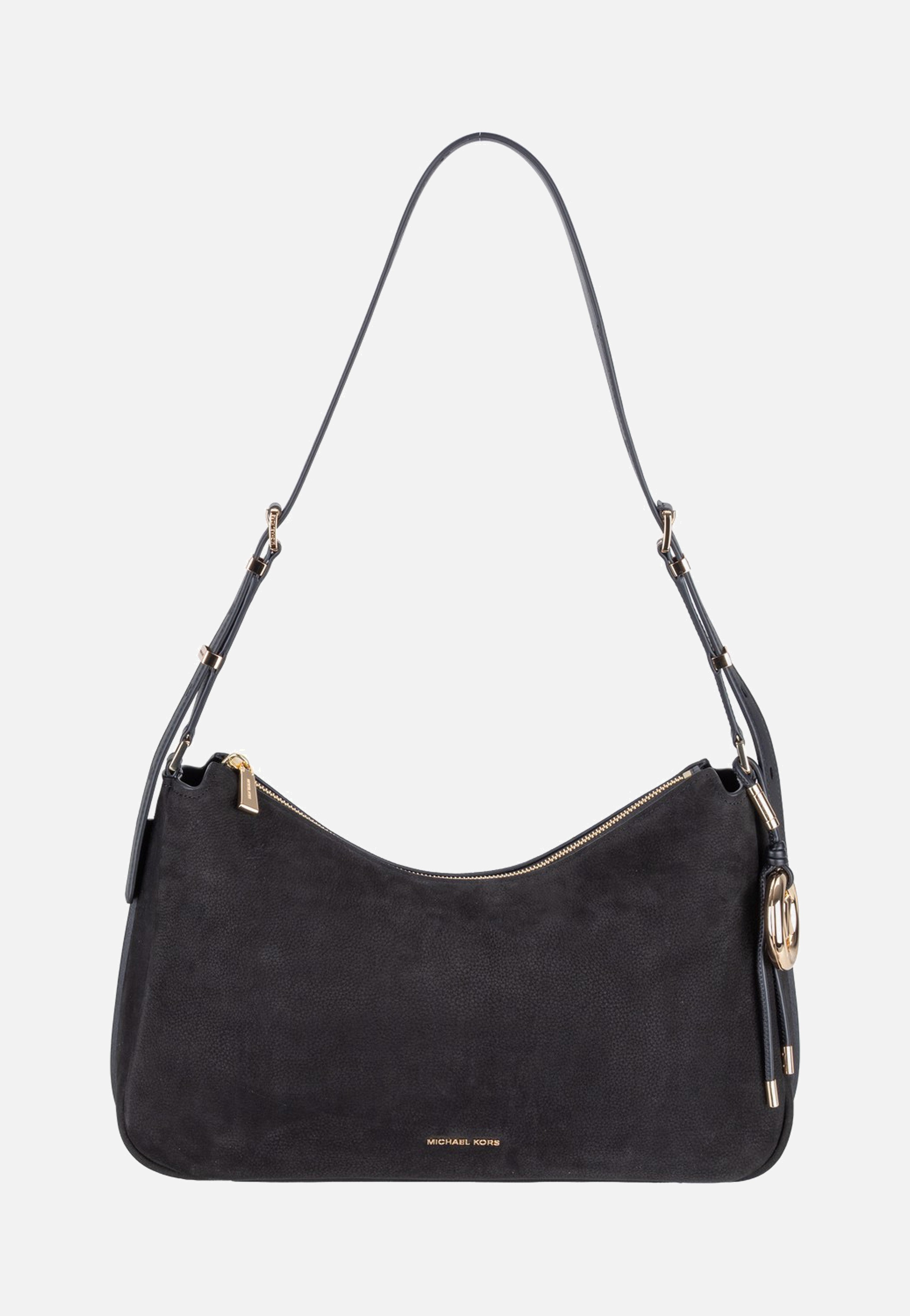 Michael Kors Nolita Medium Tz Conv Shldr Black Hobo Bag