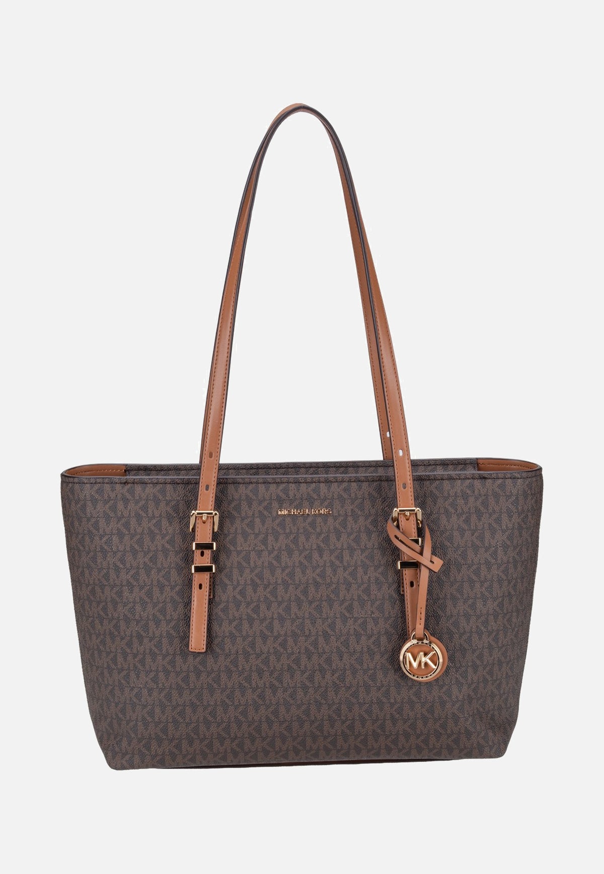 Michael Kors Quinn MD Ew Tz Tote Brown/Acorn Shopper