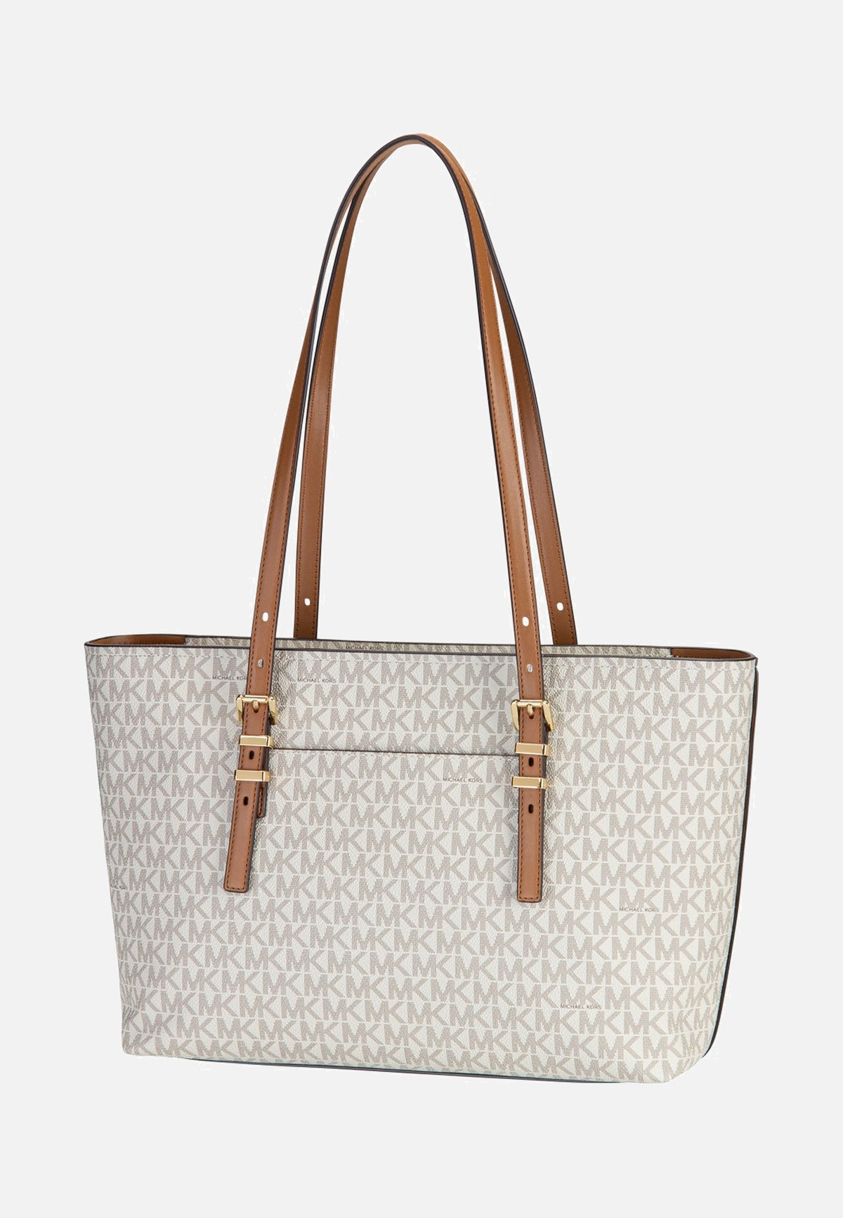 Michael Kors Quinn MD Ew Tz Tote Vanilla/Acorn Shopper