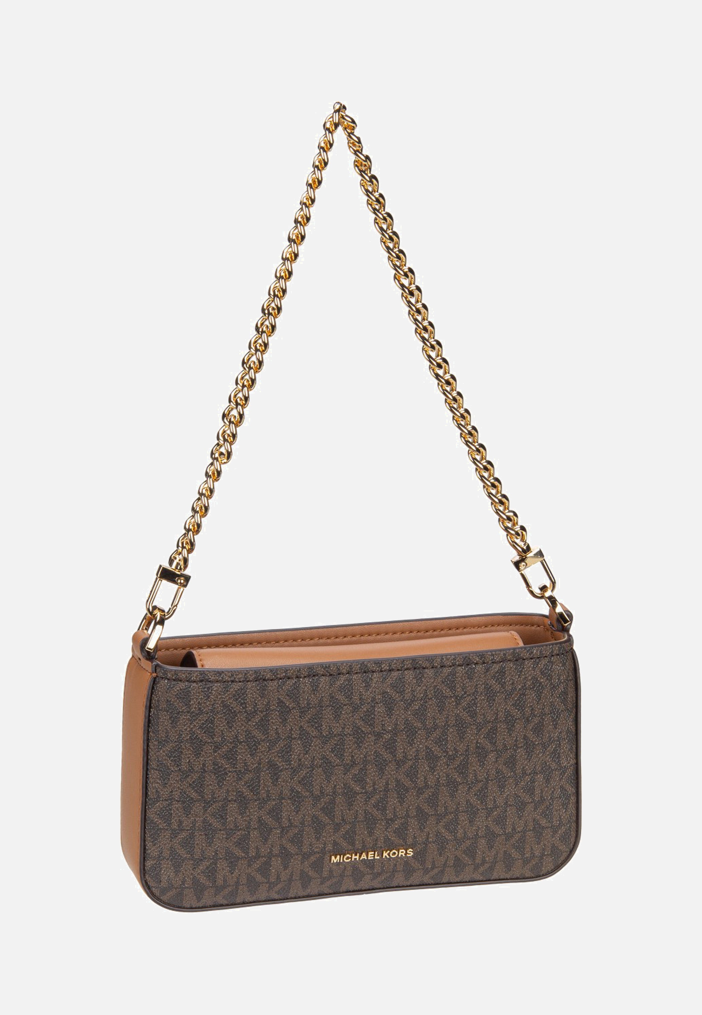 Michael Kors - Bryant SM Conv Xbody Pouchette Brown/Acorn - Evening Bag | Women-Image