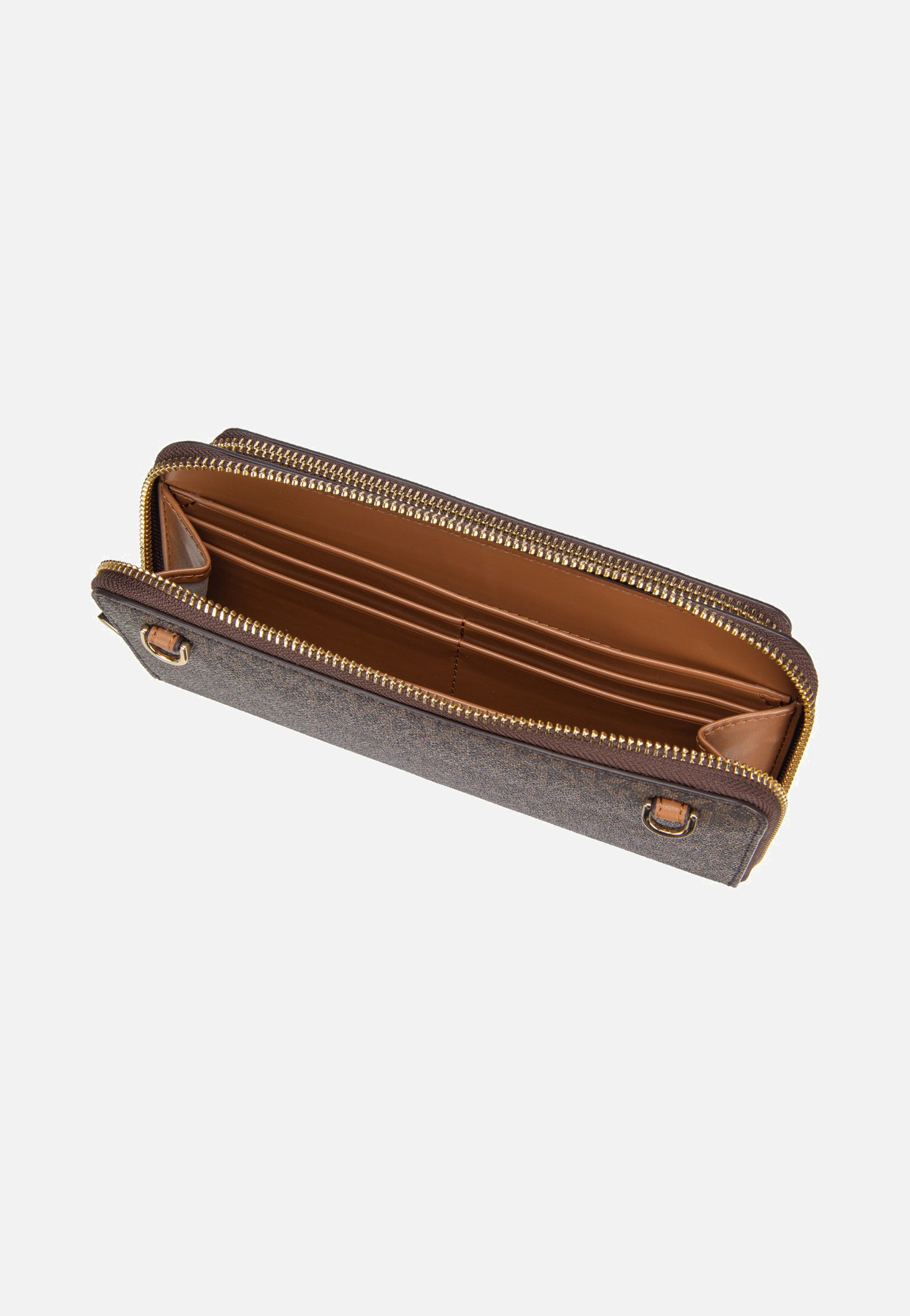Michael Kors Jet Set LG Continental Xbody Brown/Acorn Evening Bag