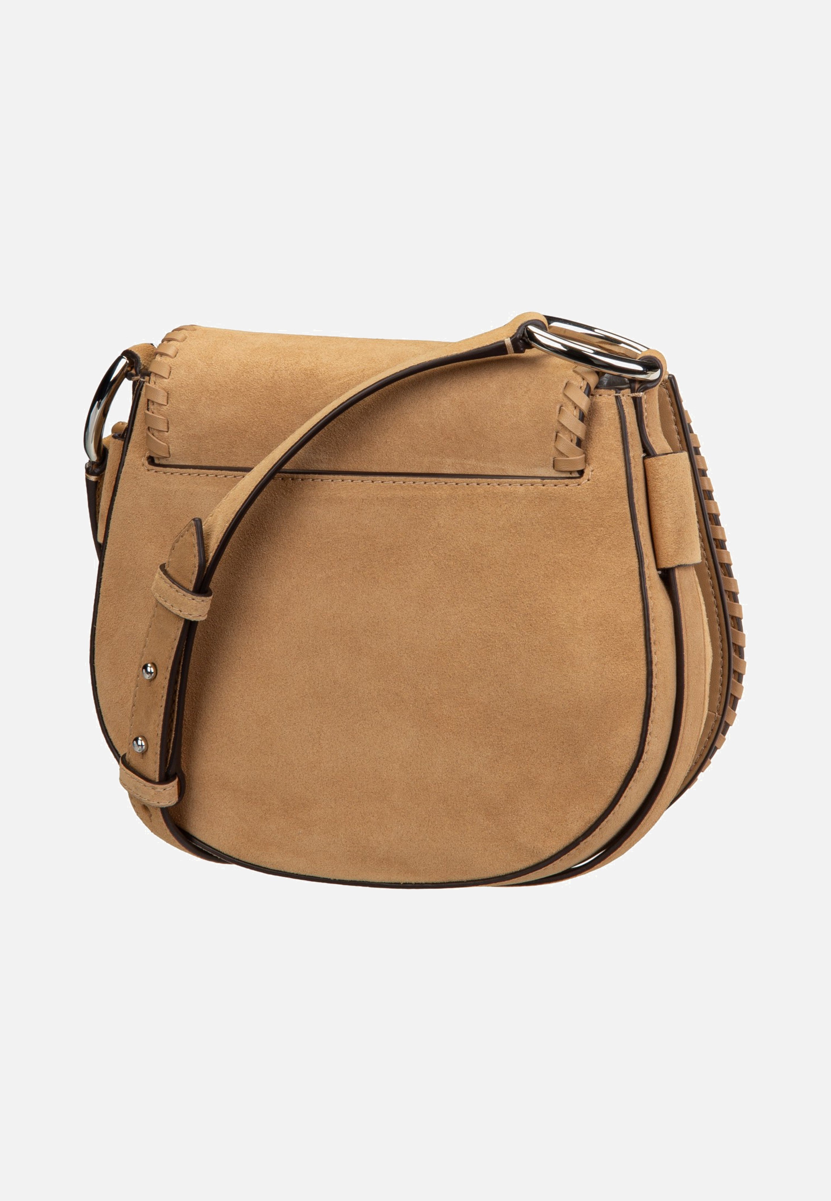 Michael Kors Josie MD Saddle Flap Peanut Saddle Bag