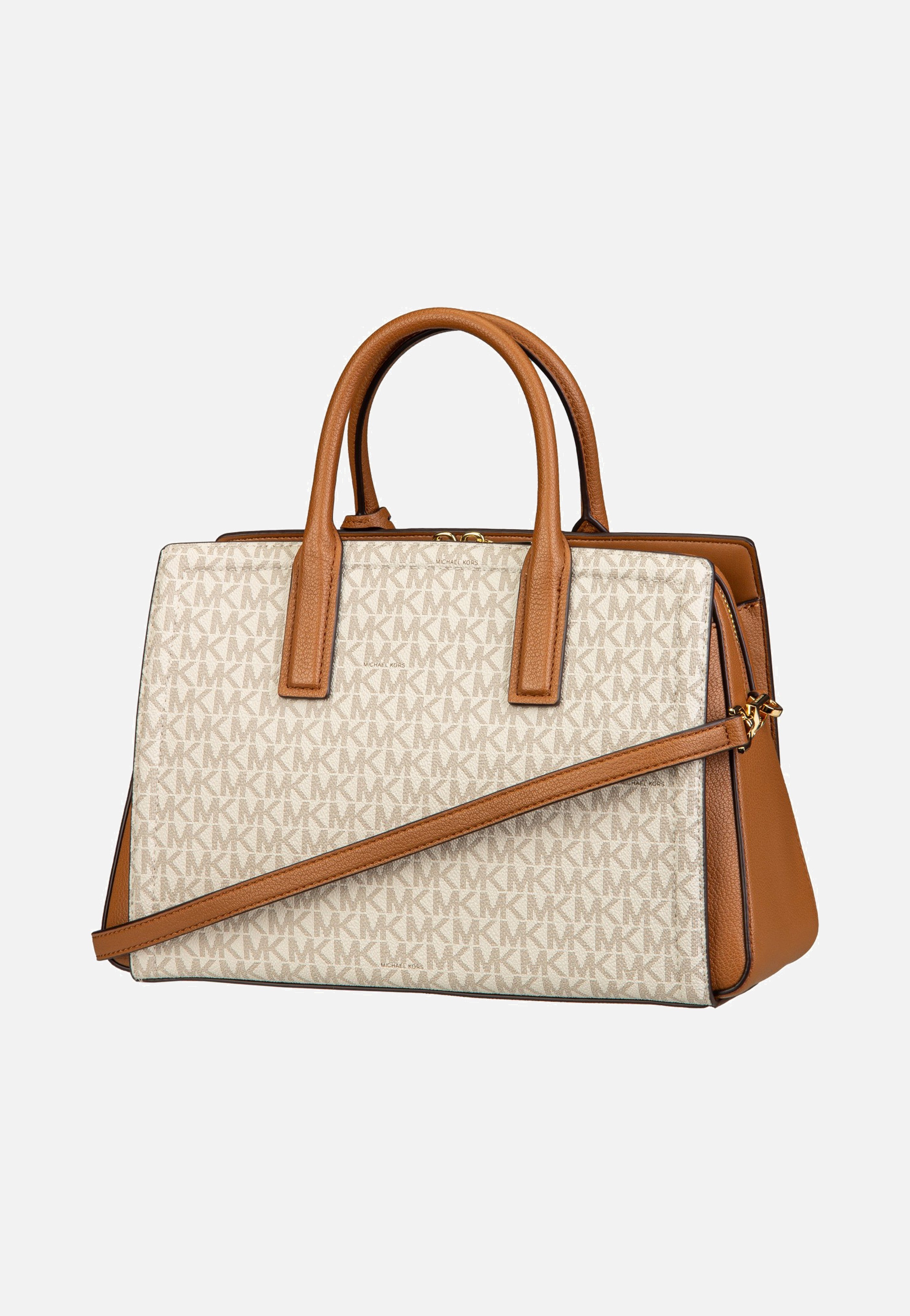 Michael Kors - Laila MD Satchel Vanilla/Acorn - Satchel | Women-Image