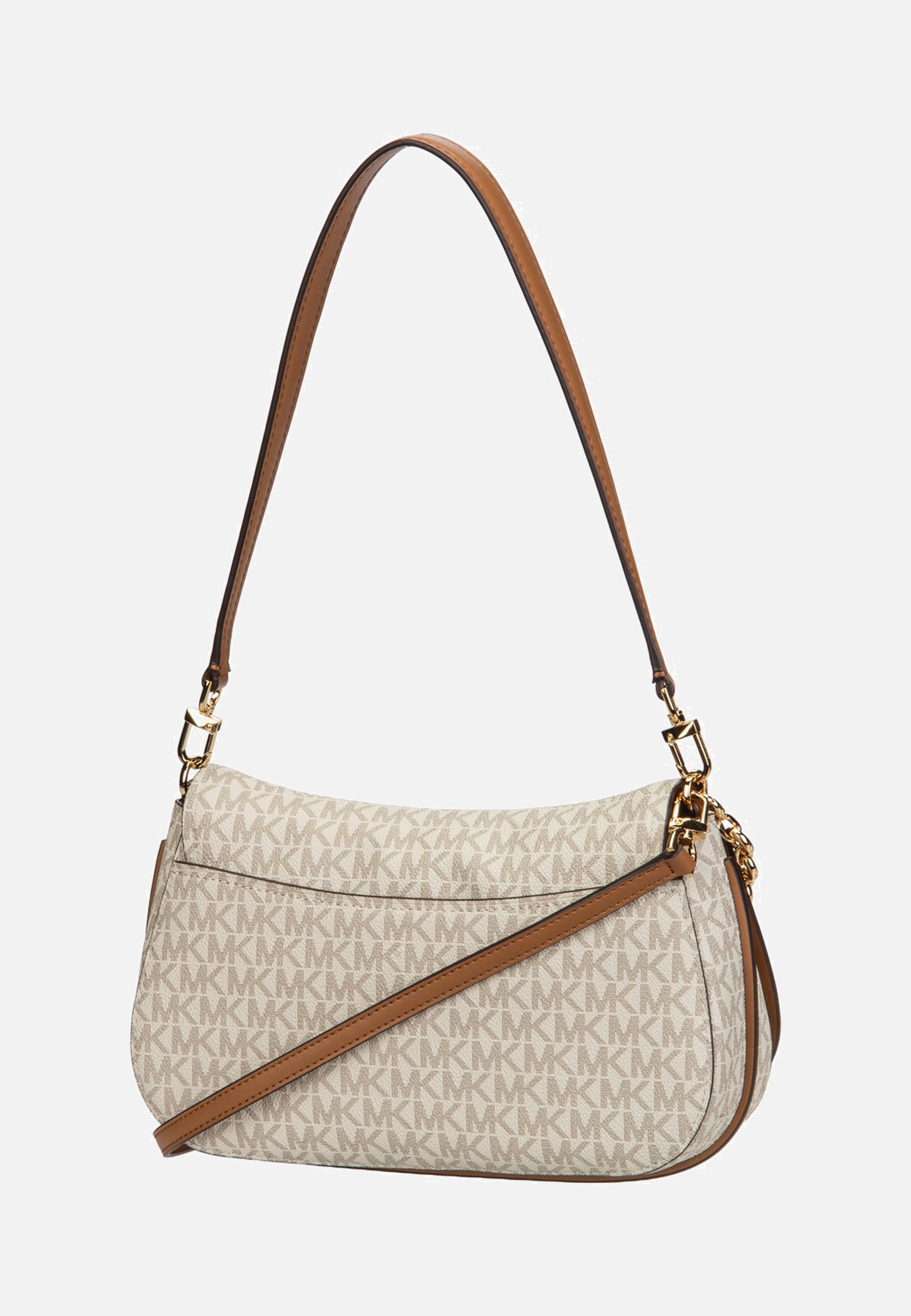 Michael Kors Nolita MD Chain Conv Vanilla/Acorn Schultertasche