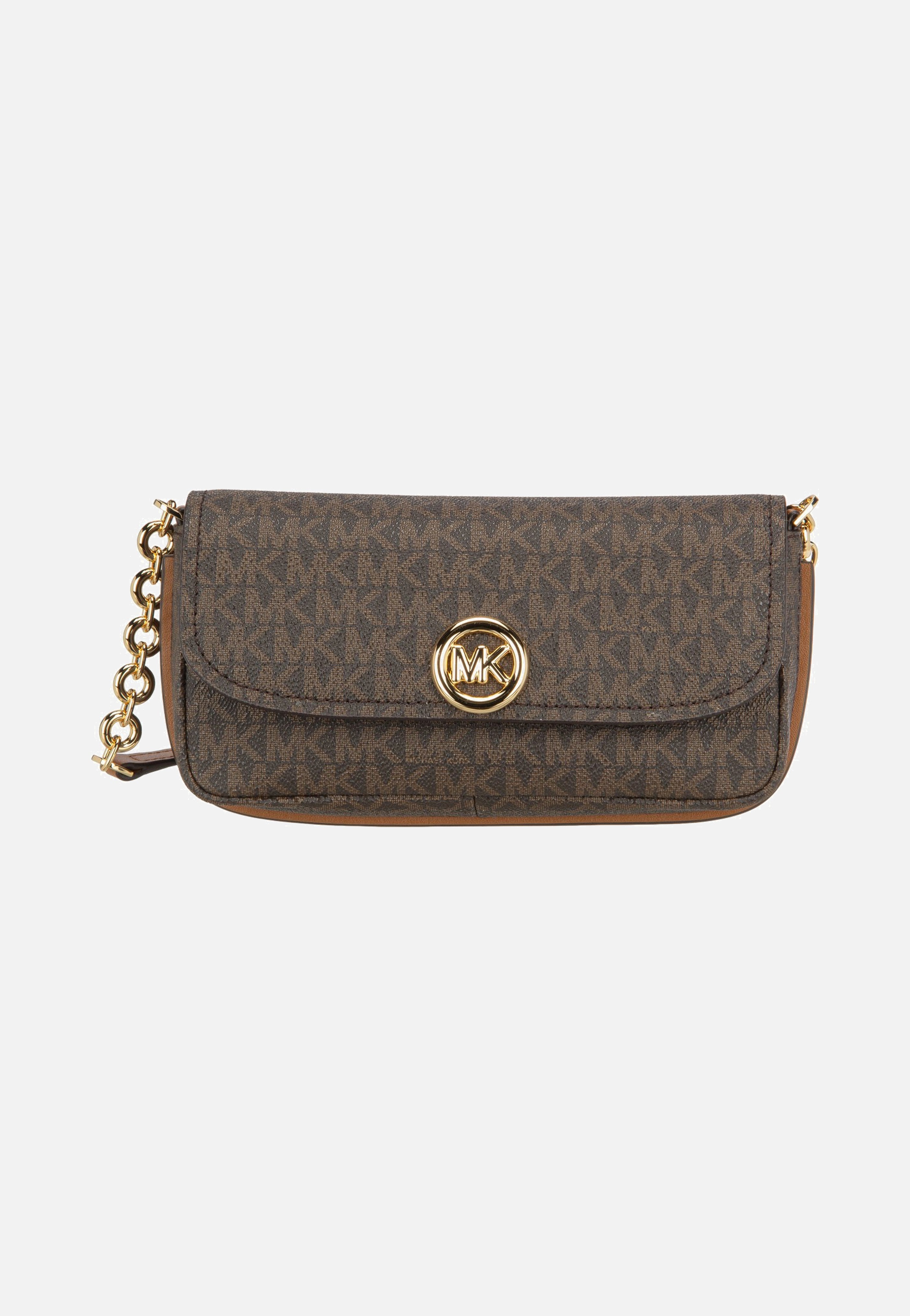 Michael Kors Nolita SM Flap Chain Xbody Brown/Acorn Umhängetasche