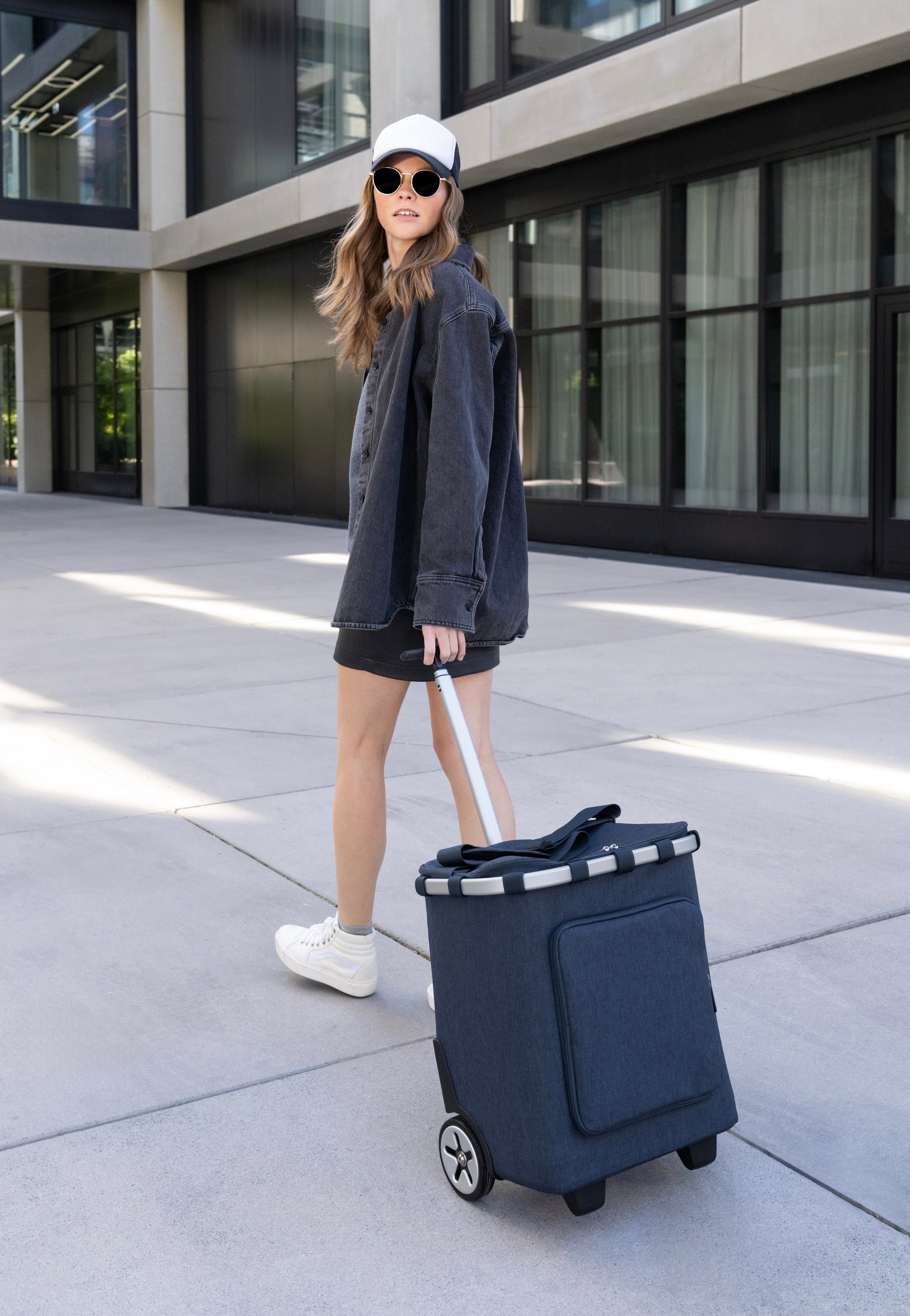 reisenthel Carrycruiser Plus Twist Navy Shopping Trolley