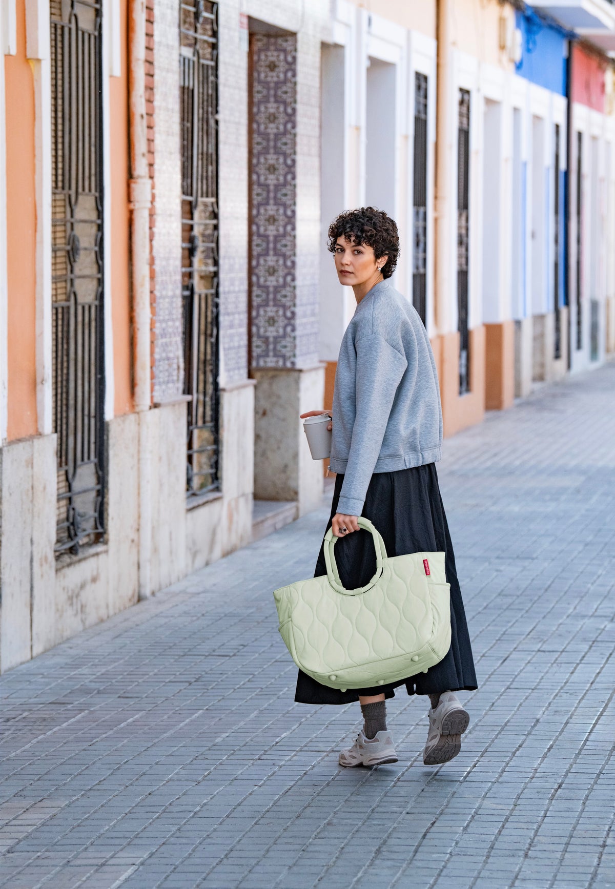 reisenthel Loopshopper L Puffer Iced Matcha Einkaufskorb