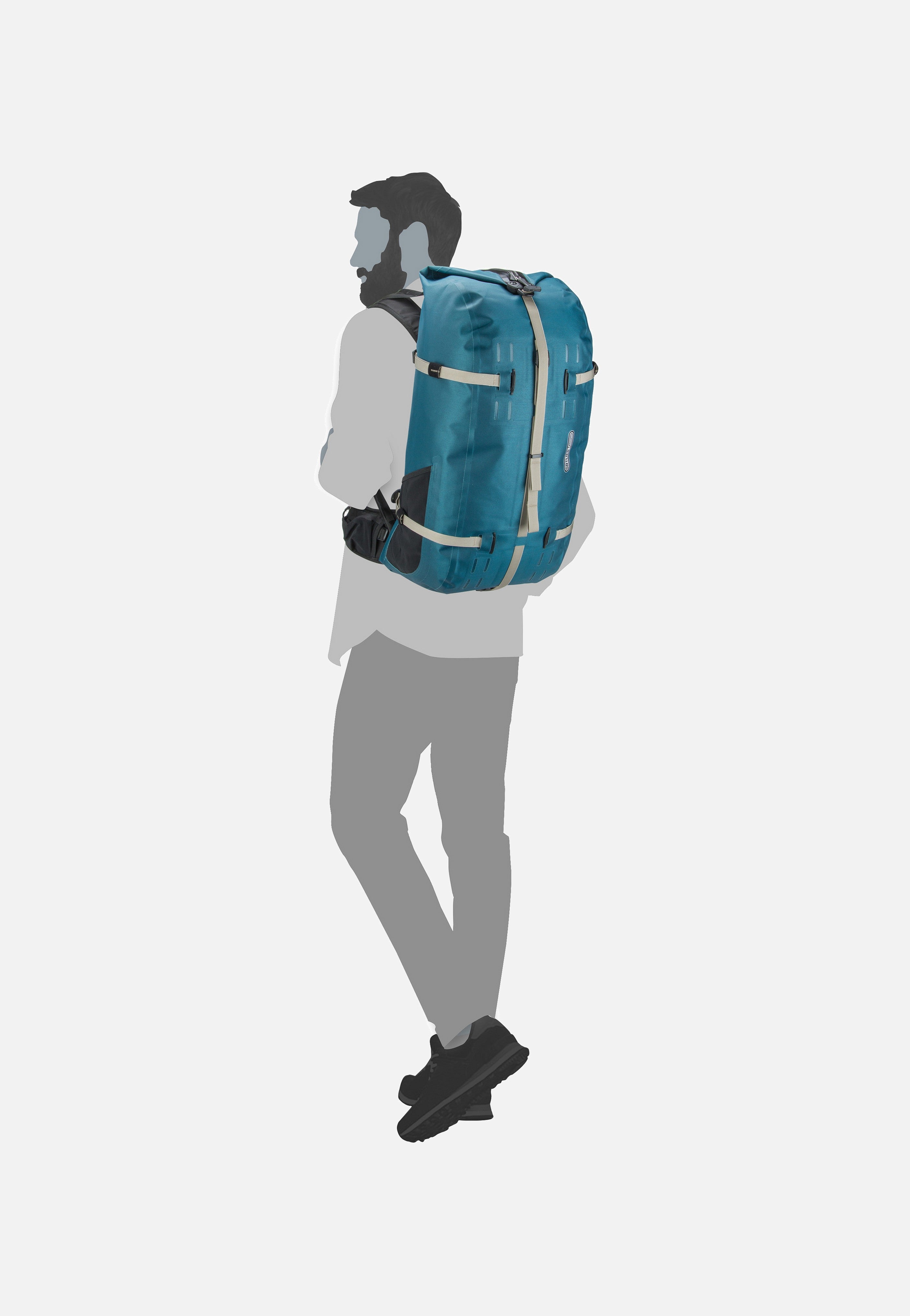 ORTLIEB - Atrack 45L Petrol - Travel Backpack | Neutral-Image