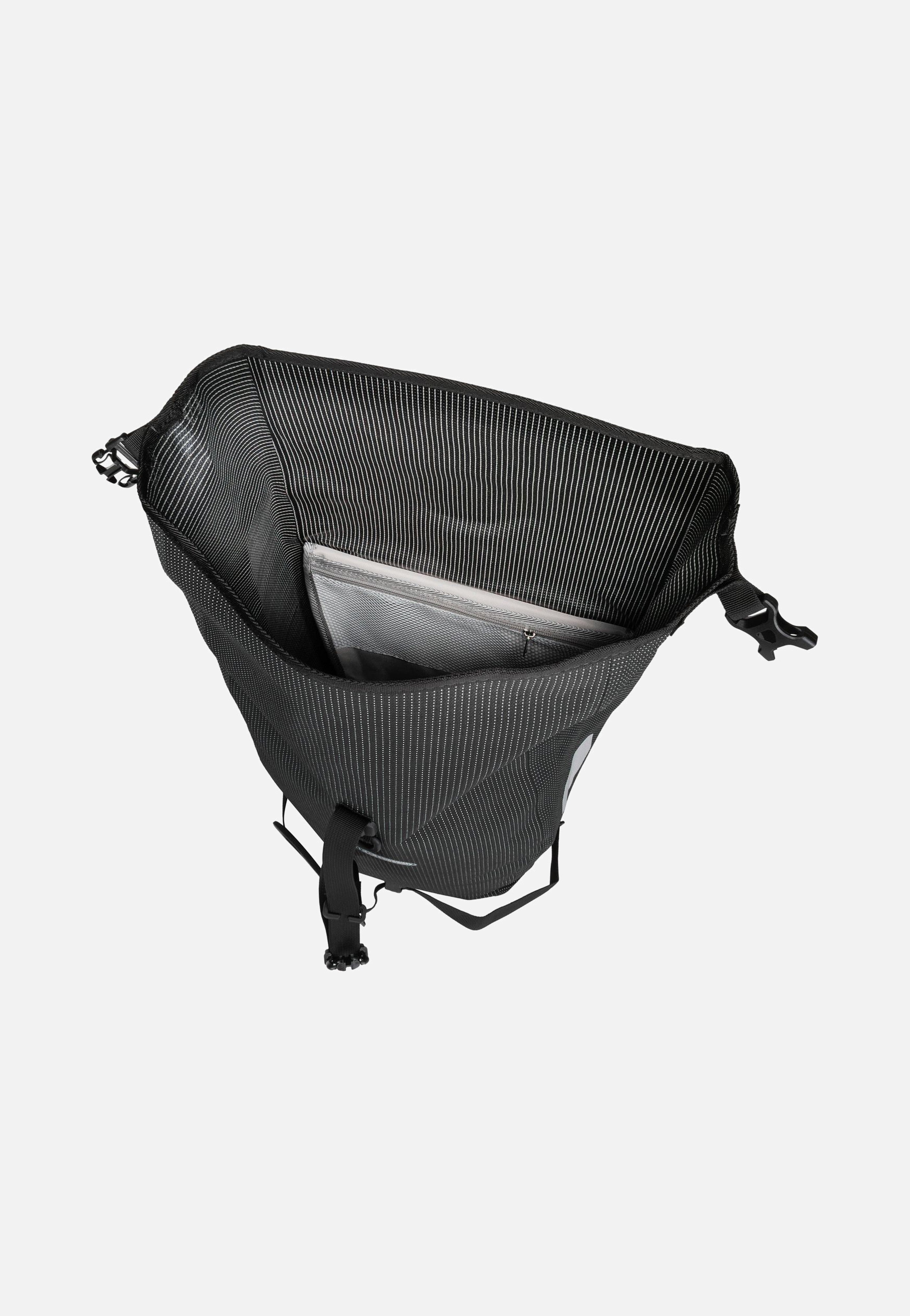 ORTLIEB - Back-Roller High Visibility Single QL3.1 Black Reflective - Bike Bag | Neutral-Image
